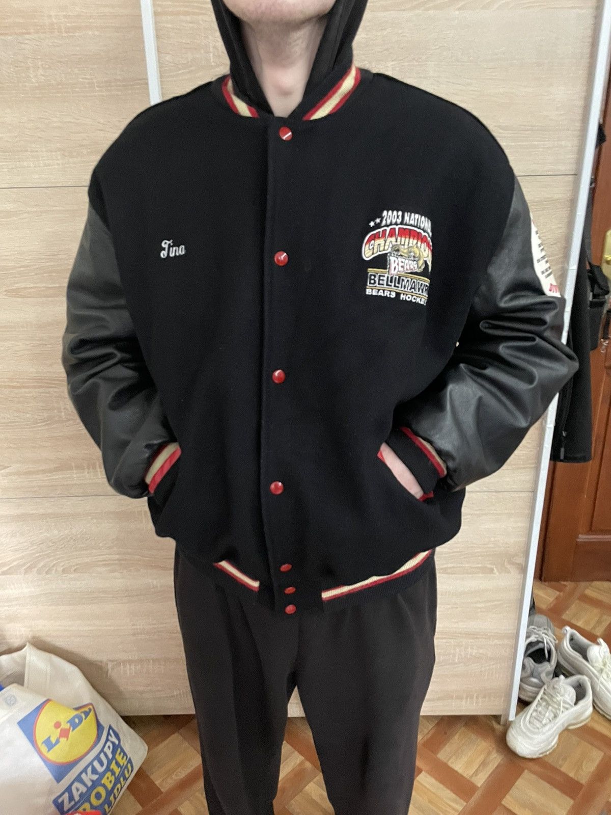 Delong Vintage DeLONG Varsity Jacket — Bellmawr Bears Hockey 2003 Size US XXL / EU 58 / 5 - 2 Thumbnail