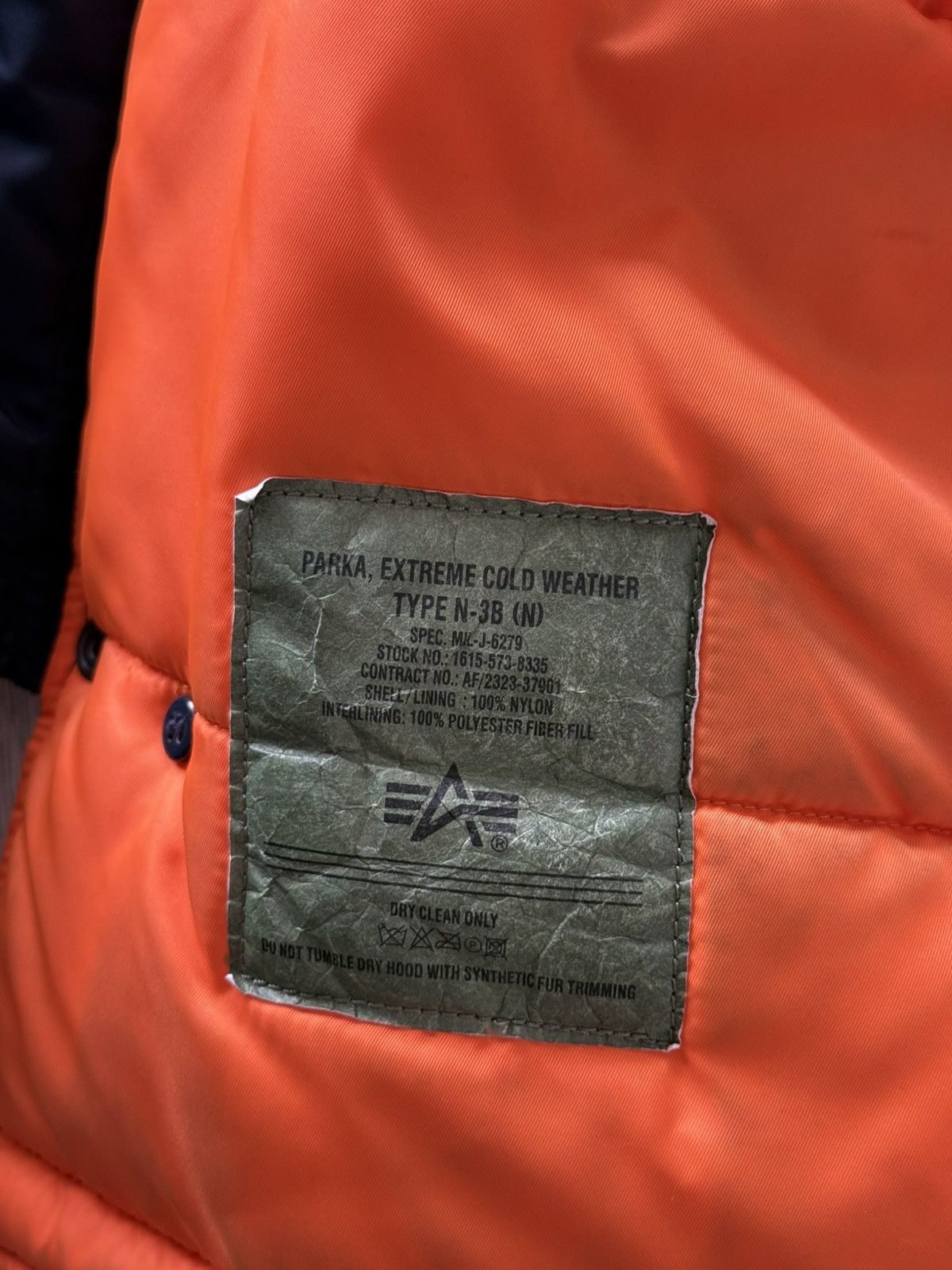 Alpha Industries Alpha Industries N-3B SLIM FIT PARKA Size US L / EU 52-54 / 3 - 7 Thumbnail
