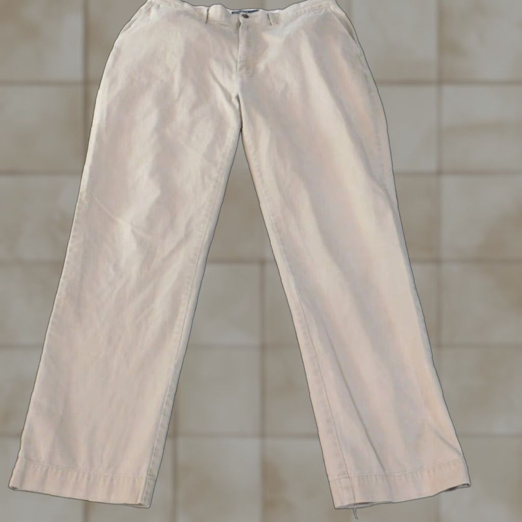 Polo Ralph Lauren Polo Ralph Lauren Pants Mens 35x32 Beige Straight Chino Classic Preppy Vintage No Size US S / EU 44-46 / 1 - 1 Thumbnail