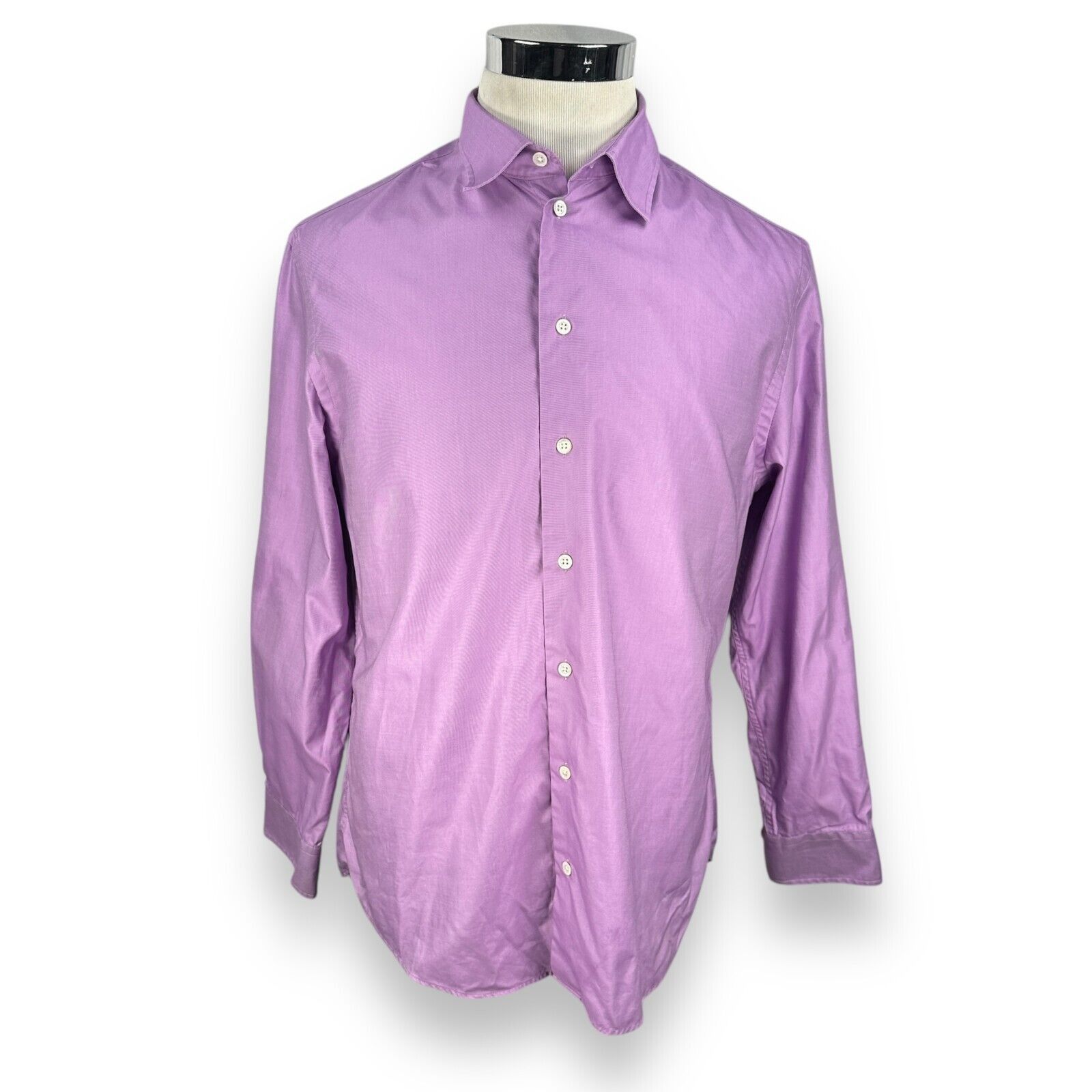 Emporio Armani Emporio Armani Shirt Mens Large Purple Long Sleeve Button Up Size US L / EU 52-54 / 3 - 1 Thumbnail