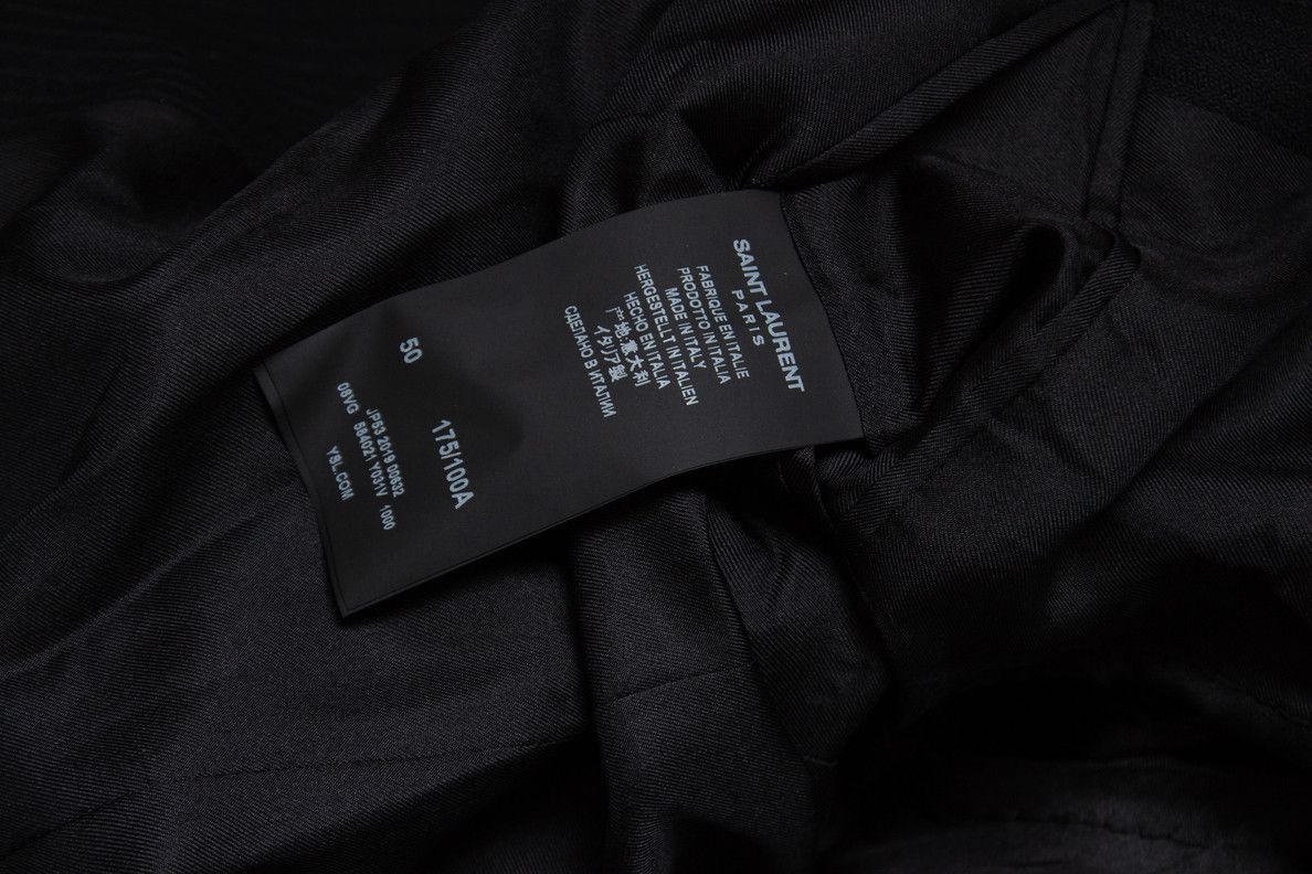 Saint Laurent Paris Saint Laurent, black pinstripe blazer with beads Size 50R - 7 Thumbnail