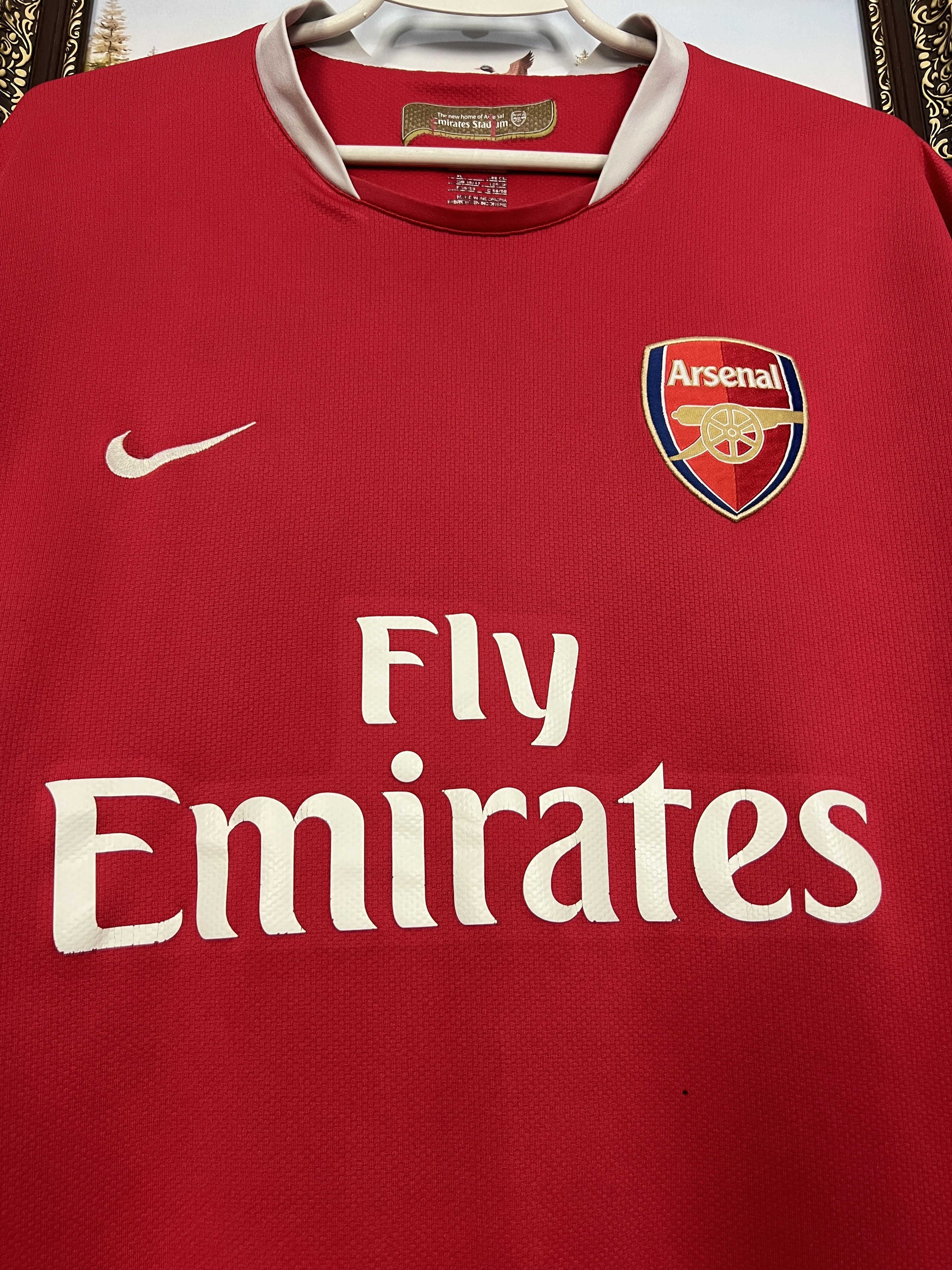 Nike Arsenal football shirt Soccer Nike Jersey Gunners Trikot Size US XL / EU 56 / 4 - 3 Thumbnail