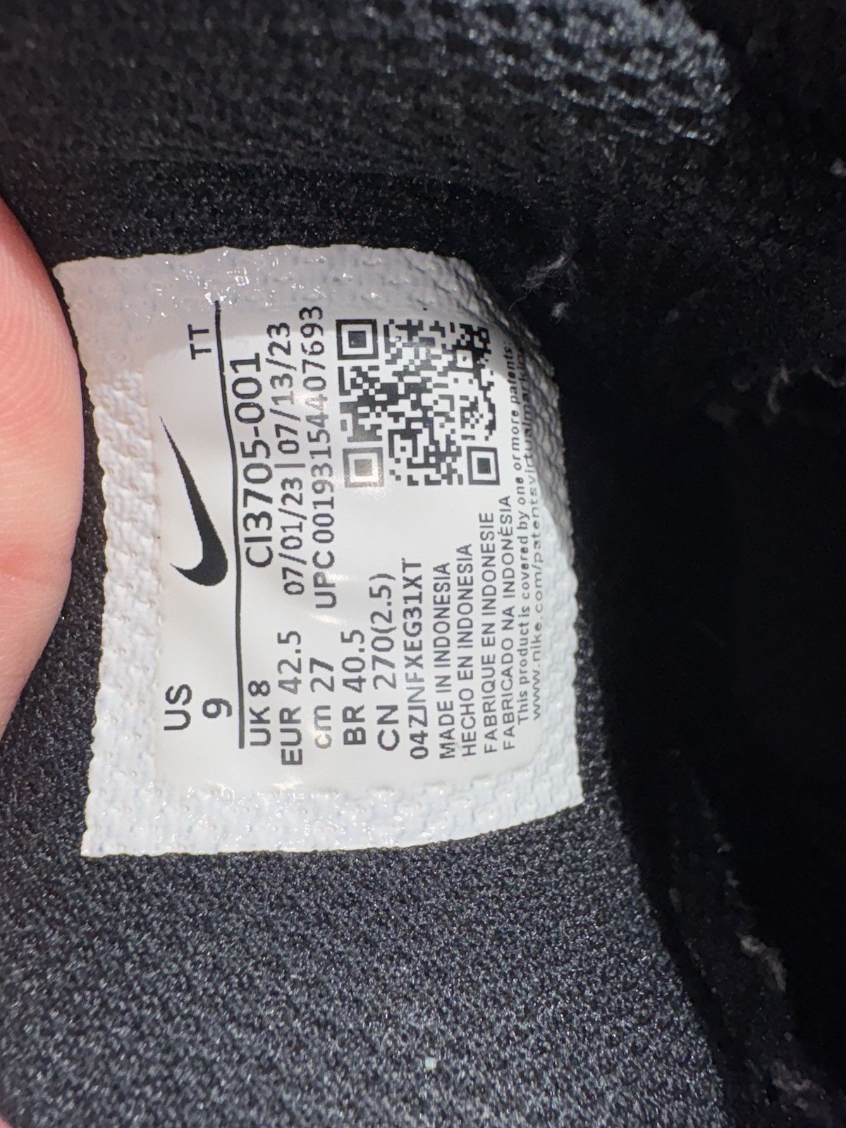 Nike Nike Air max 95 black Size US 9.5 / EU 42-43 - 4 Thumbnail