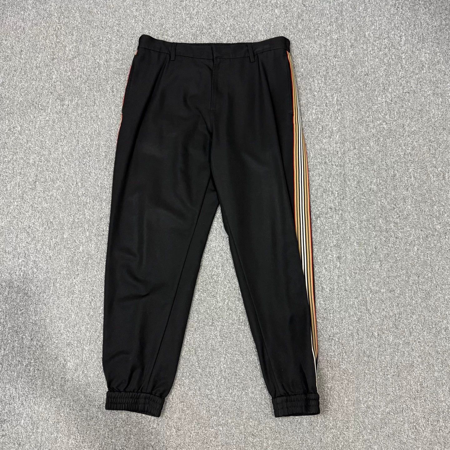 Burberry Burberry Black Classic Side Stripe 52 99 New Pants Size US 36 / EU 52 - 1 Thumbnail