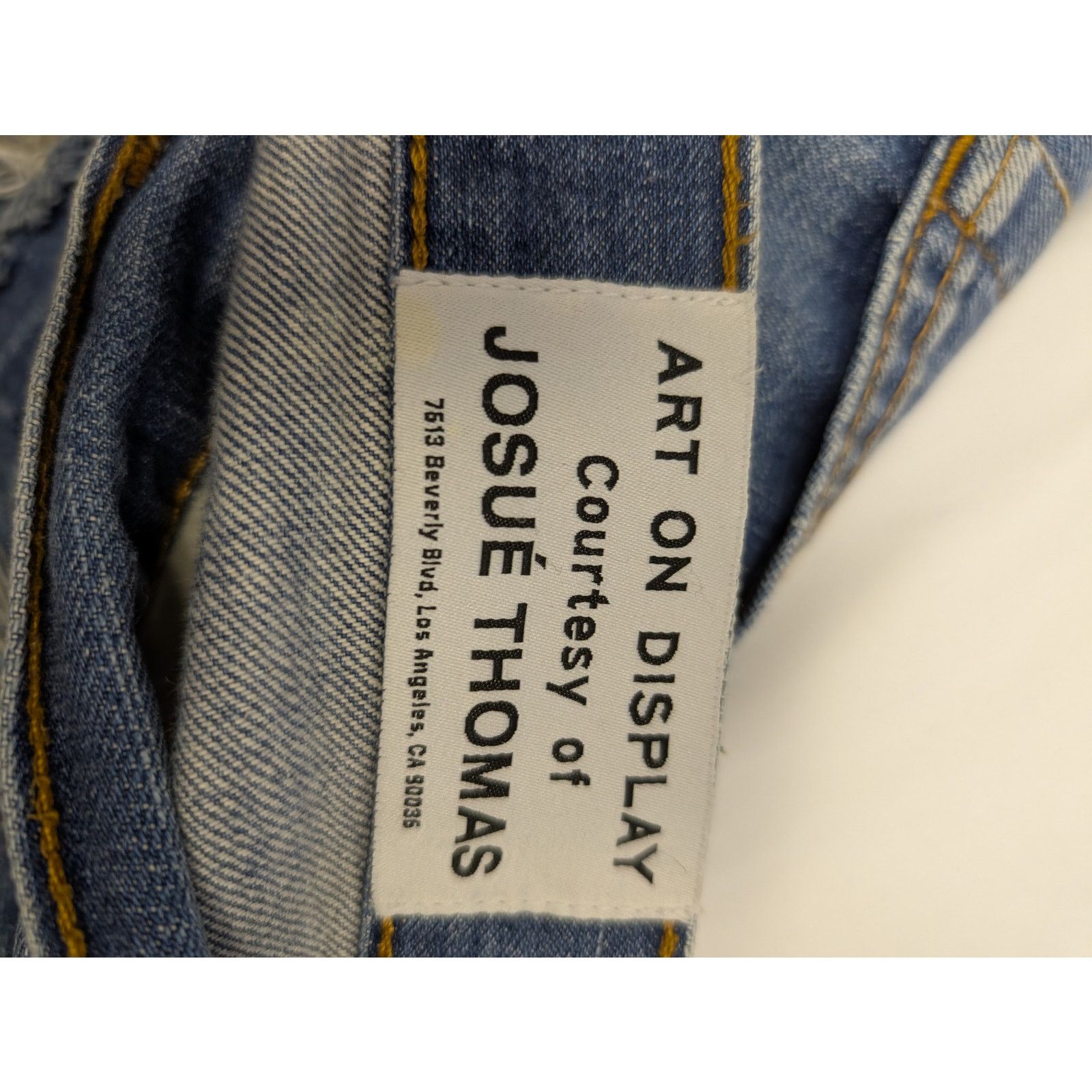 Gallery Dept. o1rshd1 Cropped Denim Jean in Blue Size US 36 / EU 52 - 15 Thumbnail