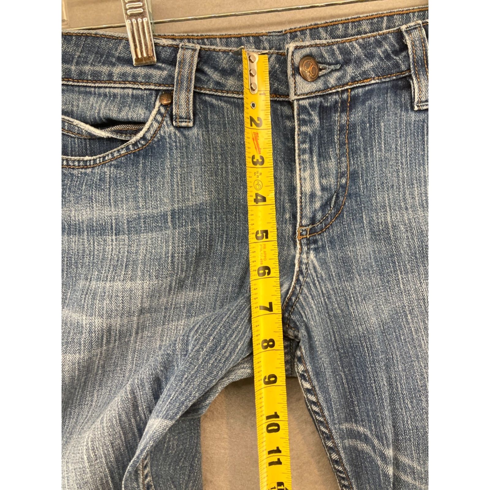 Juicy Couture Juicy Couture Jeans Women's Blue Flare Stretch 30 Regular Denim USA Made Flared 90s Theme Womens Size 30" / US 8 / IT 44 - 4 Thumbnail