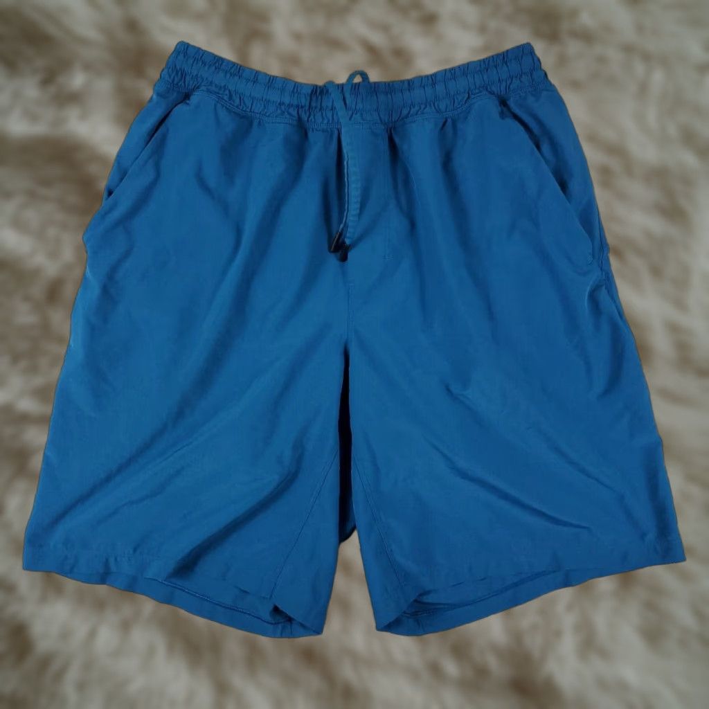 Lululemon Lululemon Shorts Mens M Blue Lace Tie Stretch Lined Running Gym Size US 31 - 1 Thumbnail