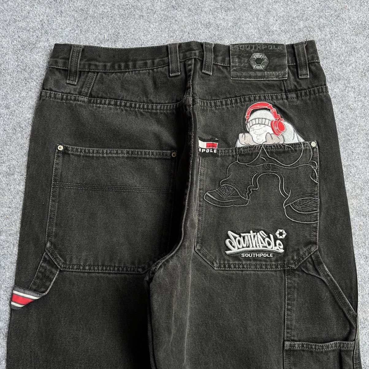 Southpole × Vintage 💥Rare💥 Crazy South Pole Bigboy Baggy Jeans Size US 34 / EU 50 - 3 Thumbnail