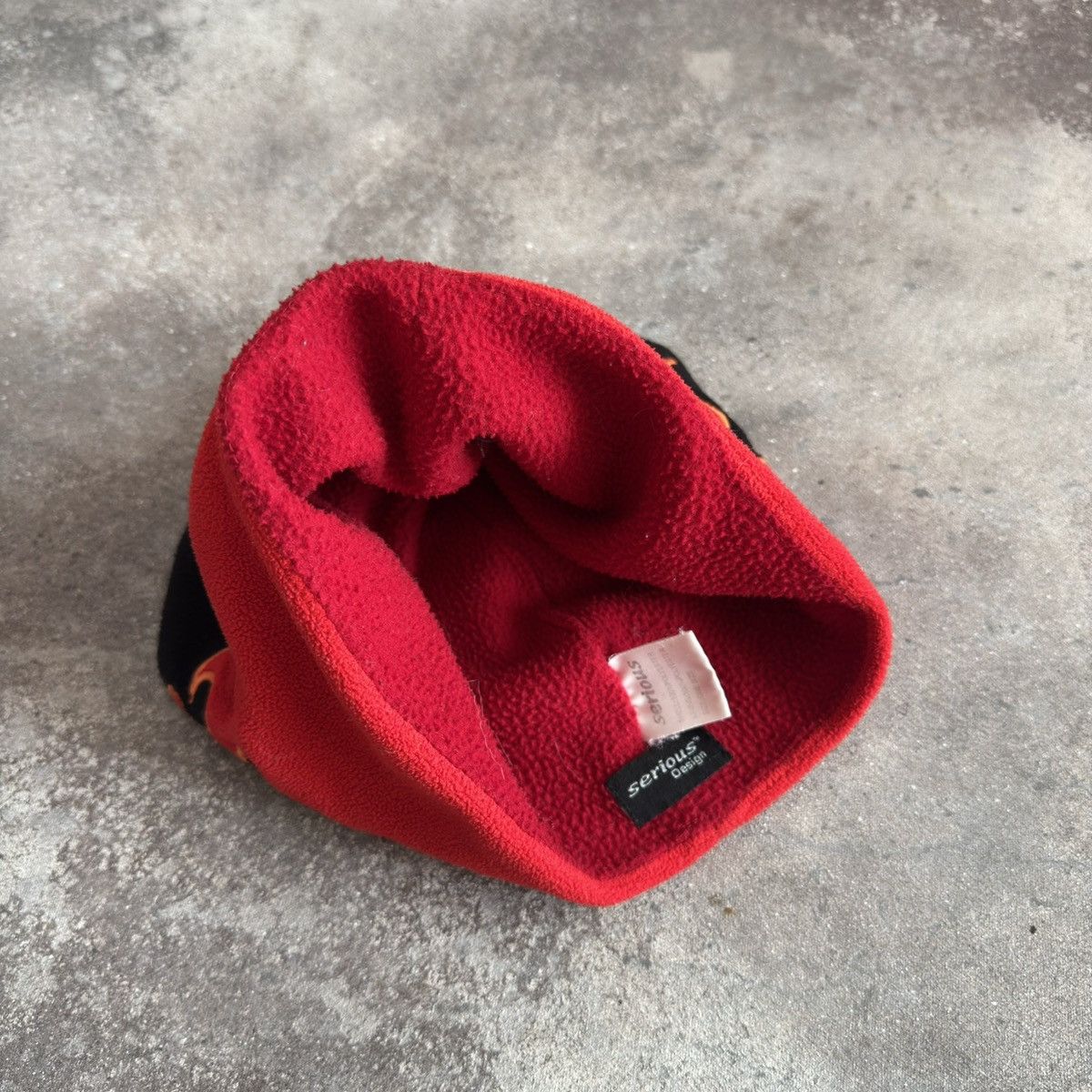 20471120 × Japanese Brand Vintage Flaming Fire Beanie Hat Size ONE SIZE - 6 Thumbnail