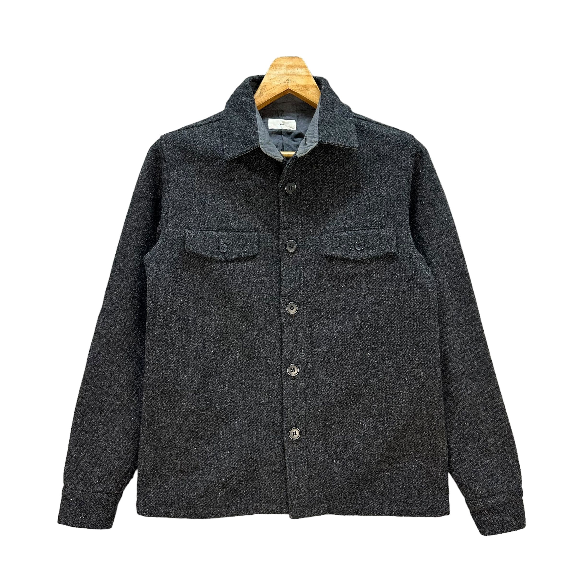 Japanese Brand SIXE Made in Japan Wool Nylon Flannel Jacket #A39-0880 Size US S / EU 44-46 / 1 - 1 Thumbnail