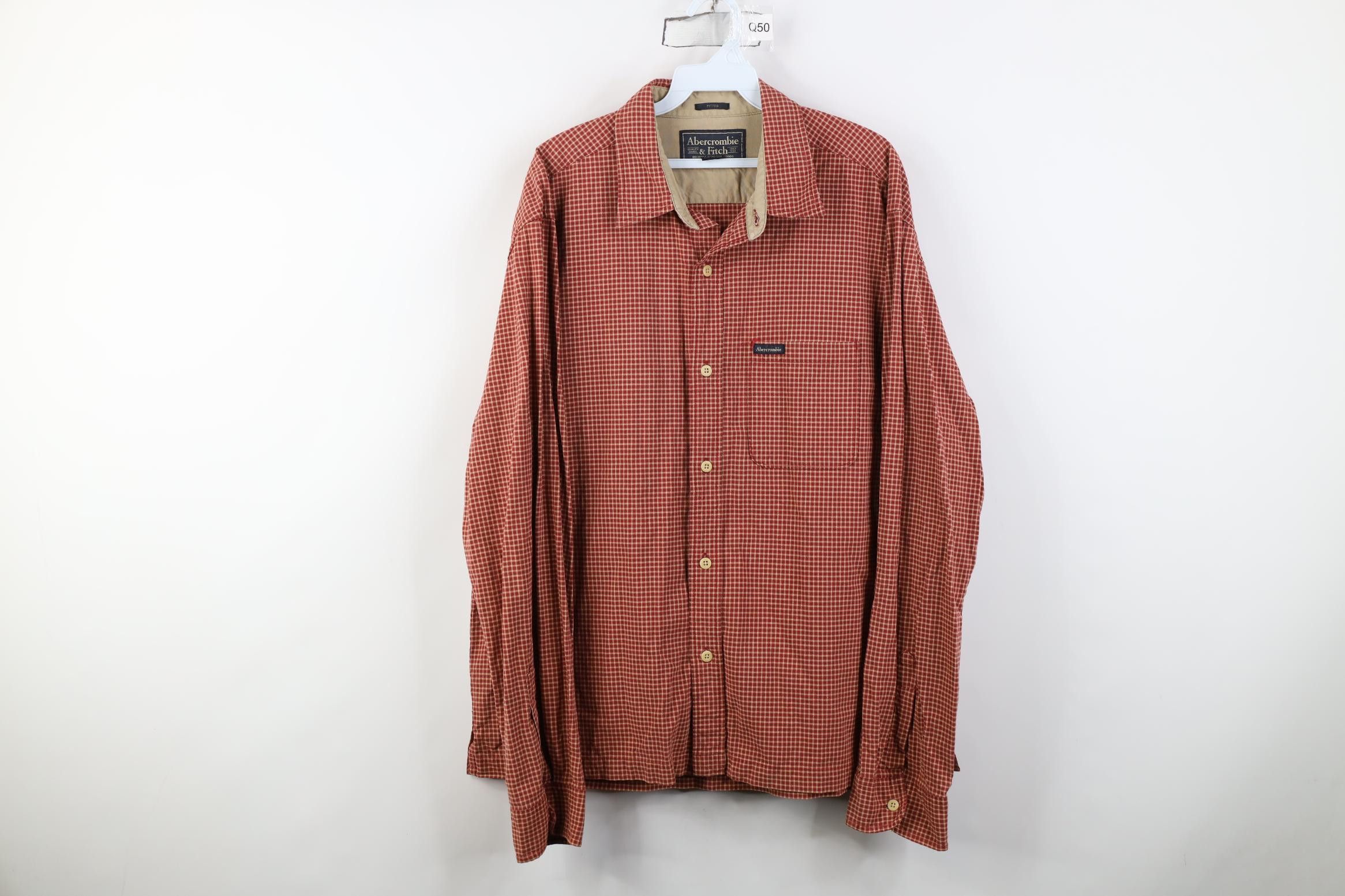 Abercrombie & Fitch Vintage 90s Y2K Abercrombie & Fitch Collared Button Shirt Size US L / EU 52-54 / 3 - 1 Thumbnail