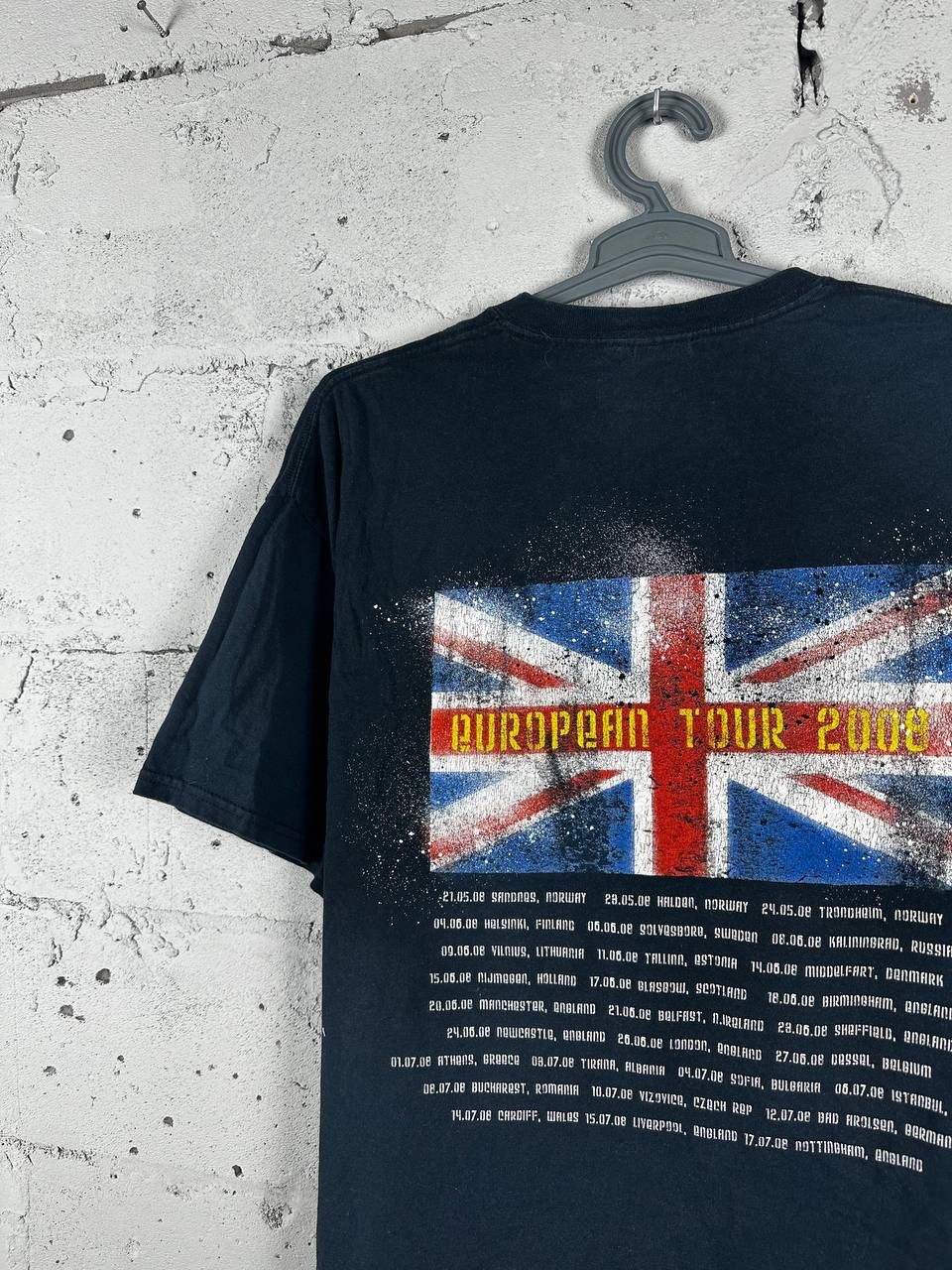 Band Tees × Def Leppard × Vintage Vintage Def Leppard Graphic Union Jack Band T Shirt Size US XL / EU 56 / 4 - 8 Thumbnail