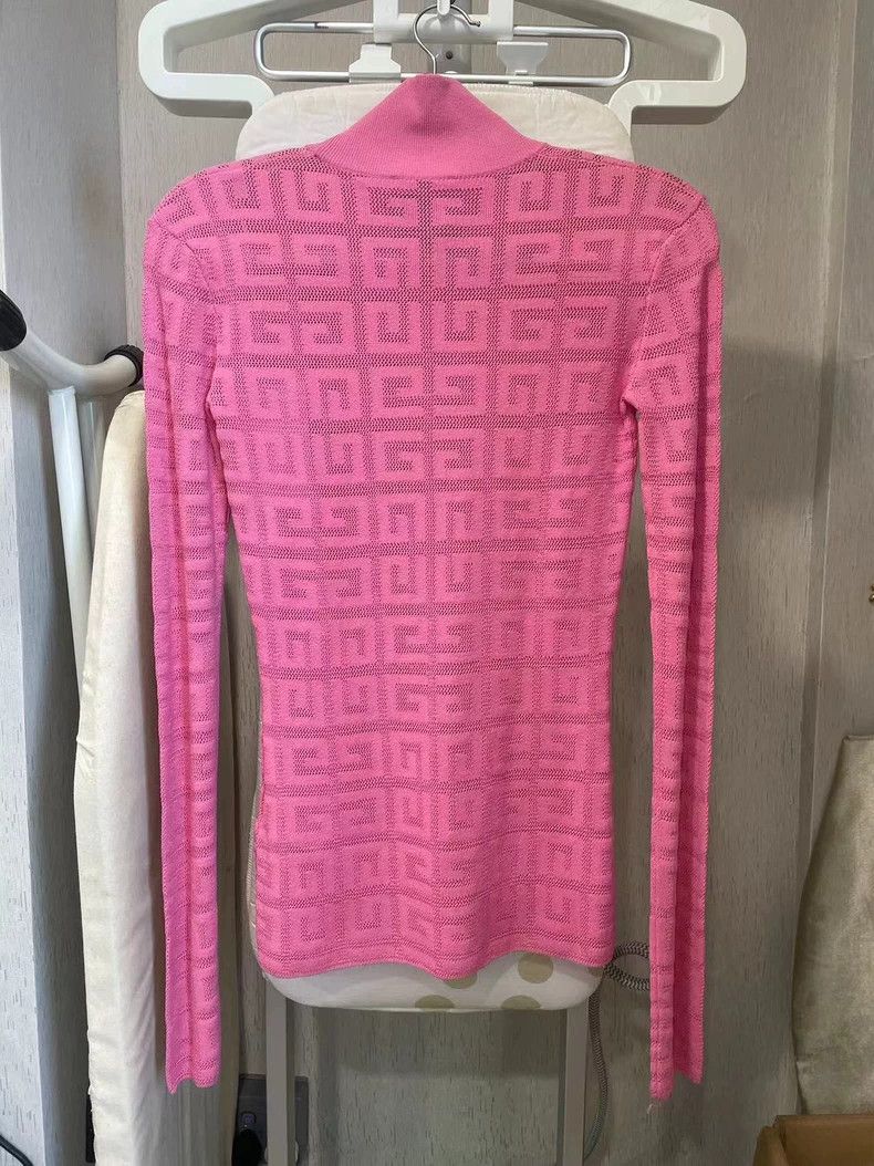 Givenchy Givenchy Pink Knit Top, Size XS, Classic Size US XS / EU 42 / 0 - 2 Thumbnail