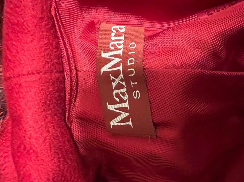 Other Max Mara Classic bathrobe Burgundy coat Size L / US 10 / IT 46 - 4 Thumbnail