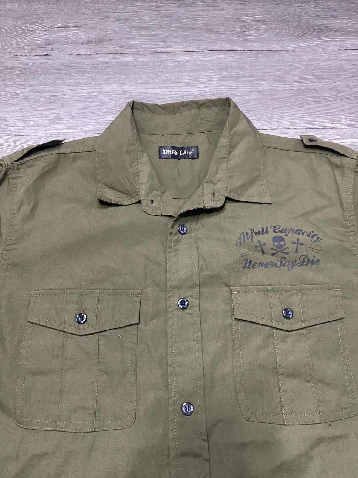 Japanese Brand WILD LIFE Y2K SHIRT Size US L / EU 52-54 / 3 - 4 Thumbnail