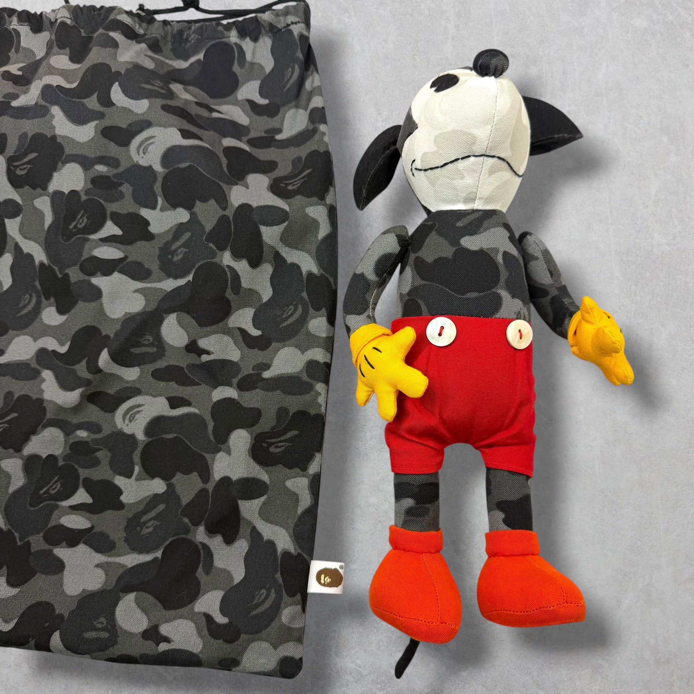 Bape Bape Mickey Mouse Plush Doll Size ONE SIZE - 4 Thumbnail