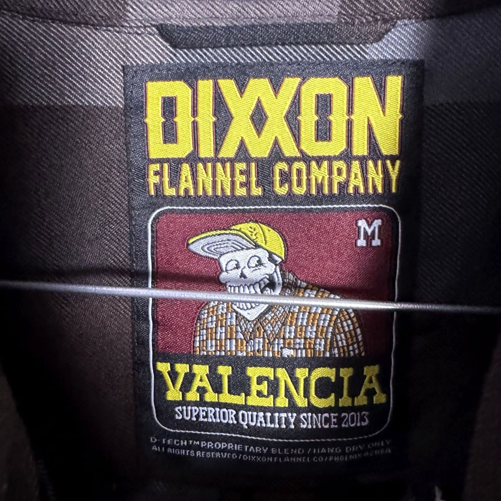 Vintage Dixxon Shirt Mens M Valencia D-Tech Buffalo Plaid Long Sleeve Button-Up Front Pockets Unlined Casual Fall Winter Brown Size US M / EU 48-50 / 2 - 5 Thumbnail