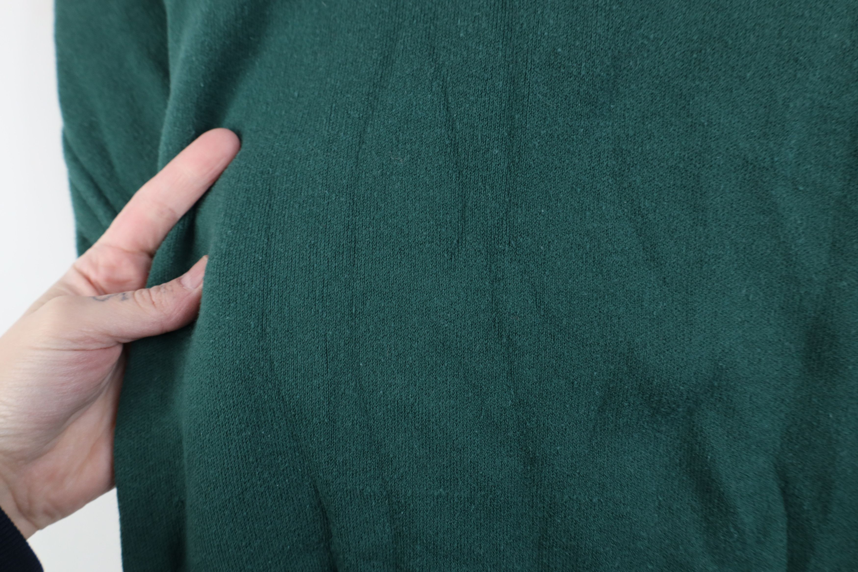 Vintage Vintage 90s Streetwear Ribbed Short Sleeve Sweater Green Size M / US 6-8 / IT 42-44 - 9 Thumbnail