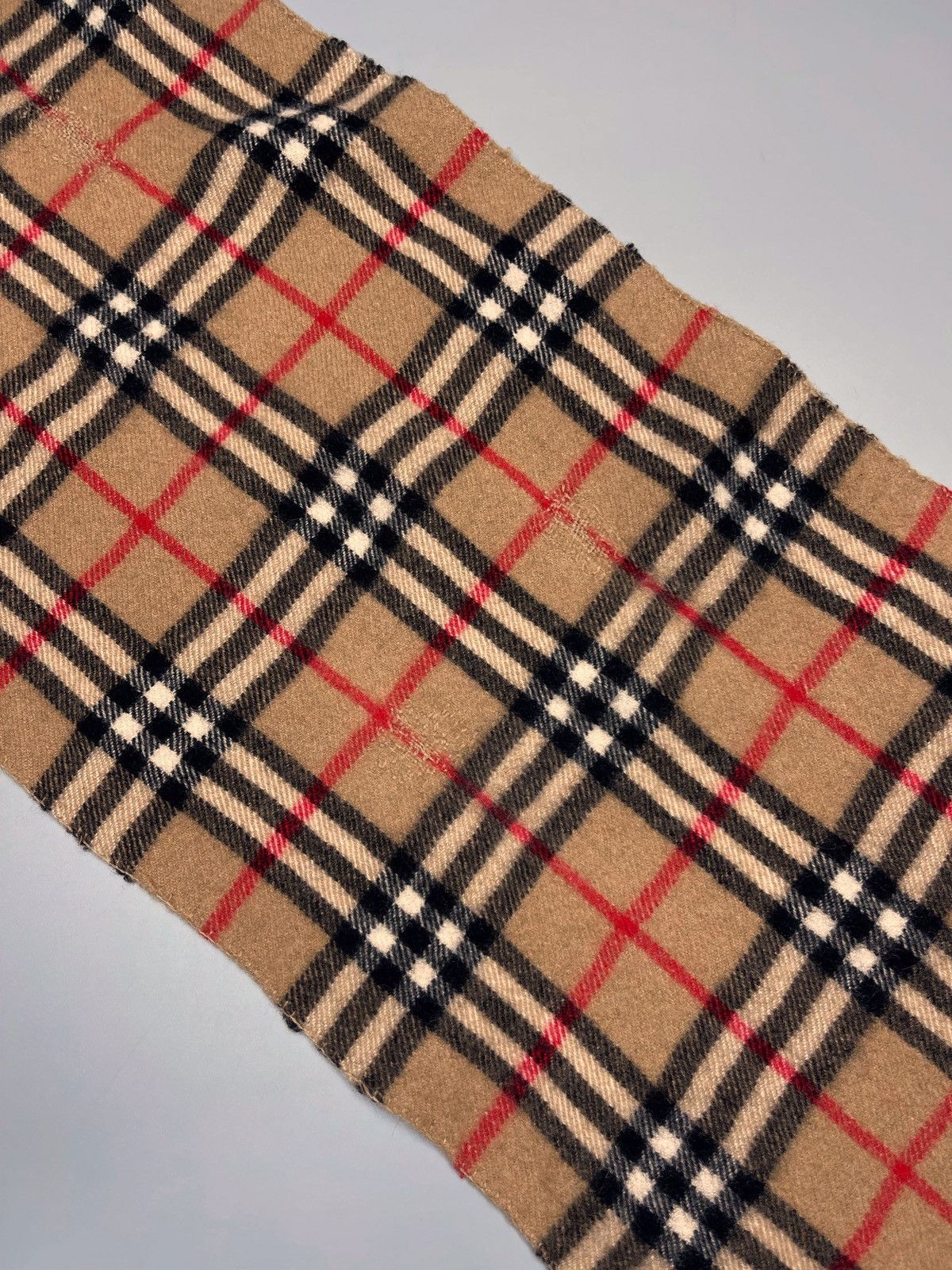 Burberry × Vintage Vintage Burberry Cashmere Scarf Nova Check Size ONE SIZE - 8 Thumbnail