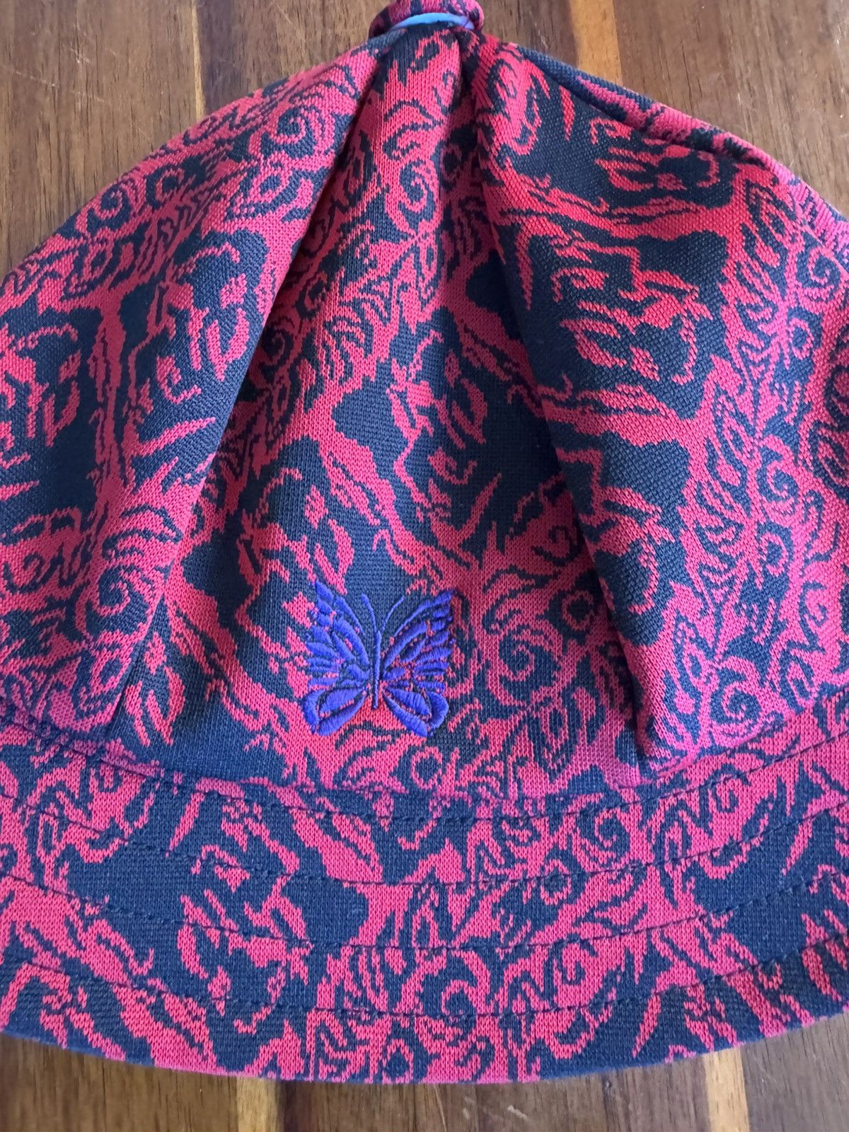 Needles Red Bermuda Bucket Hat Size ONE SIZE - 3 Thumbnail
