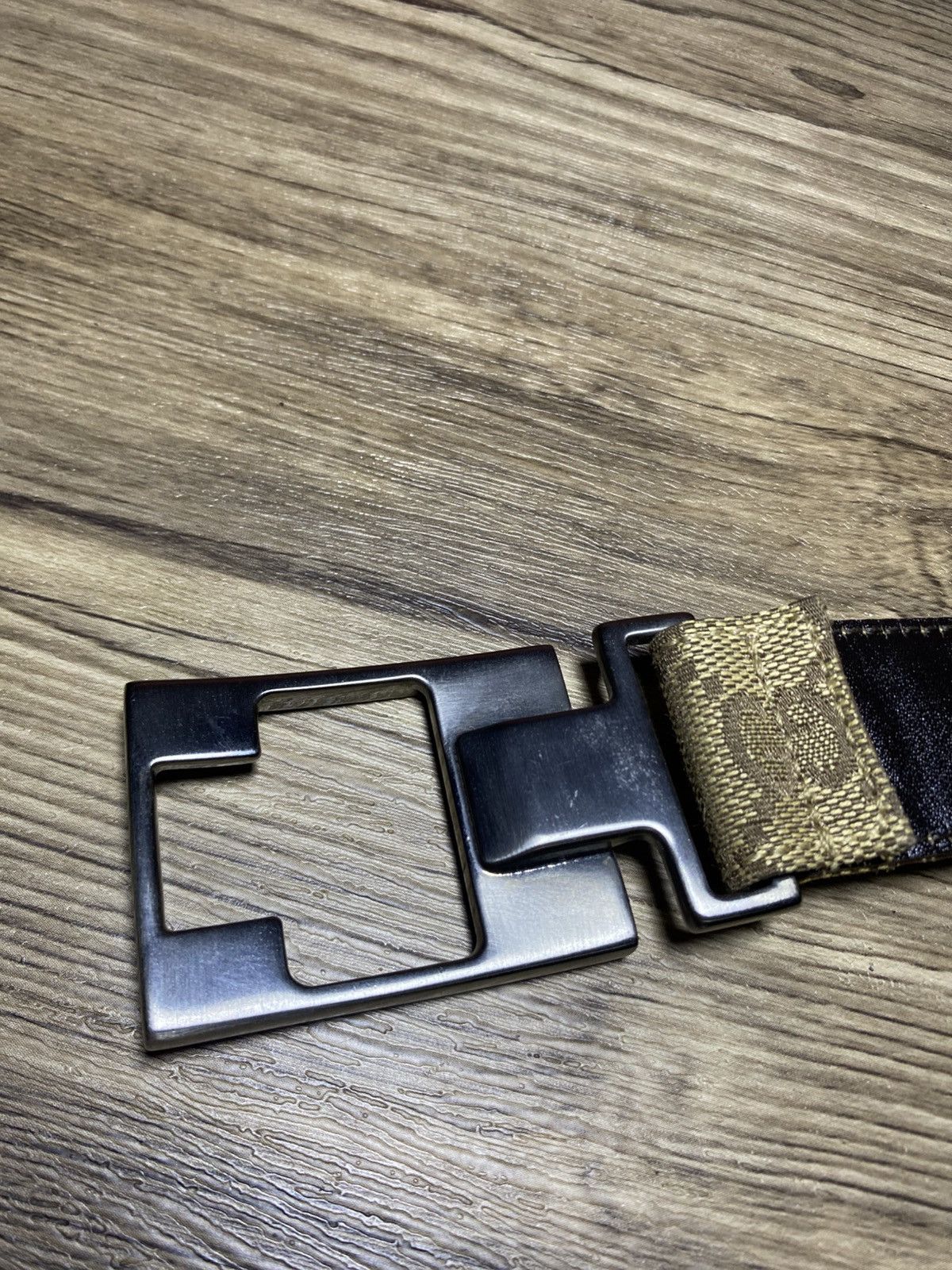 Gucci Gucci Tan Web GG Guccissima Belt Size ONE SIZE - 5 Thumbnail