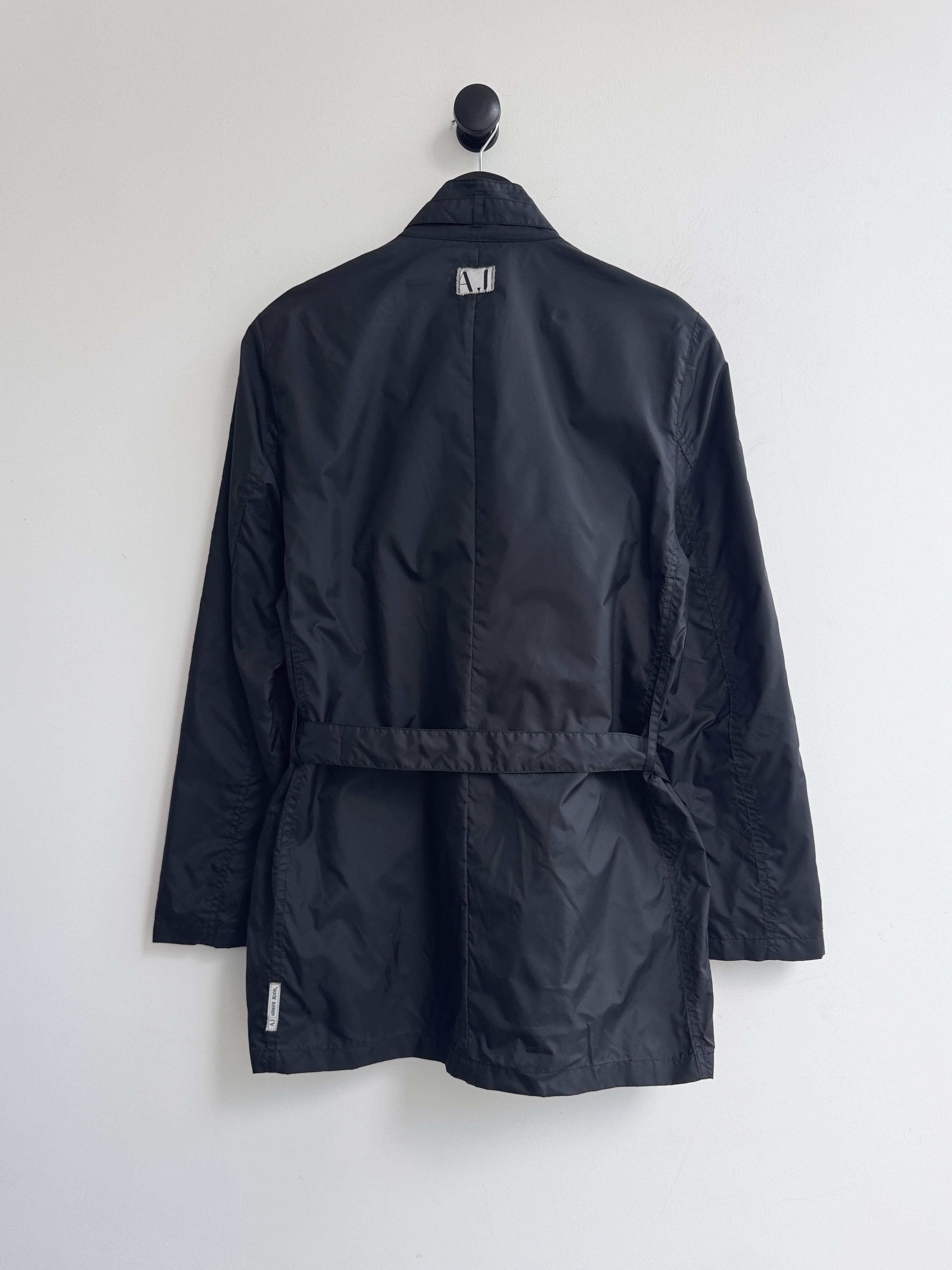 Armani Armani Jeans Nylon Trench Jacket Size M / US 6-8 / IT 42-44 - 2 Thumbnail