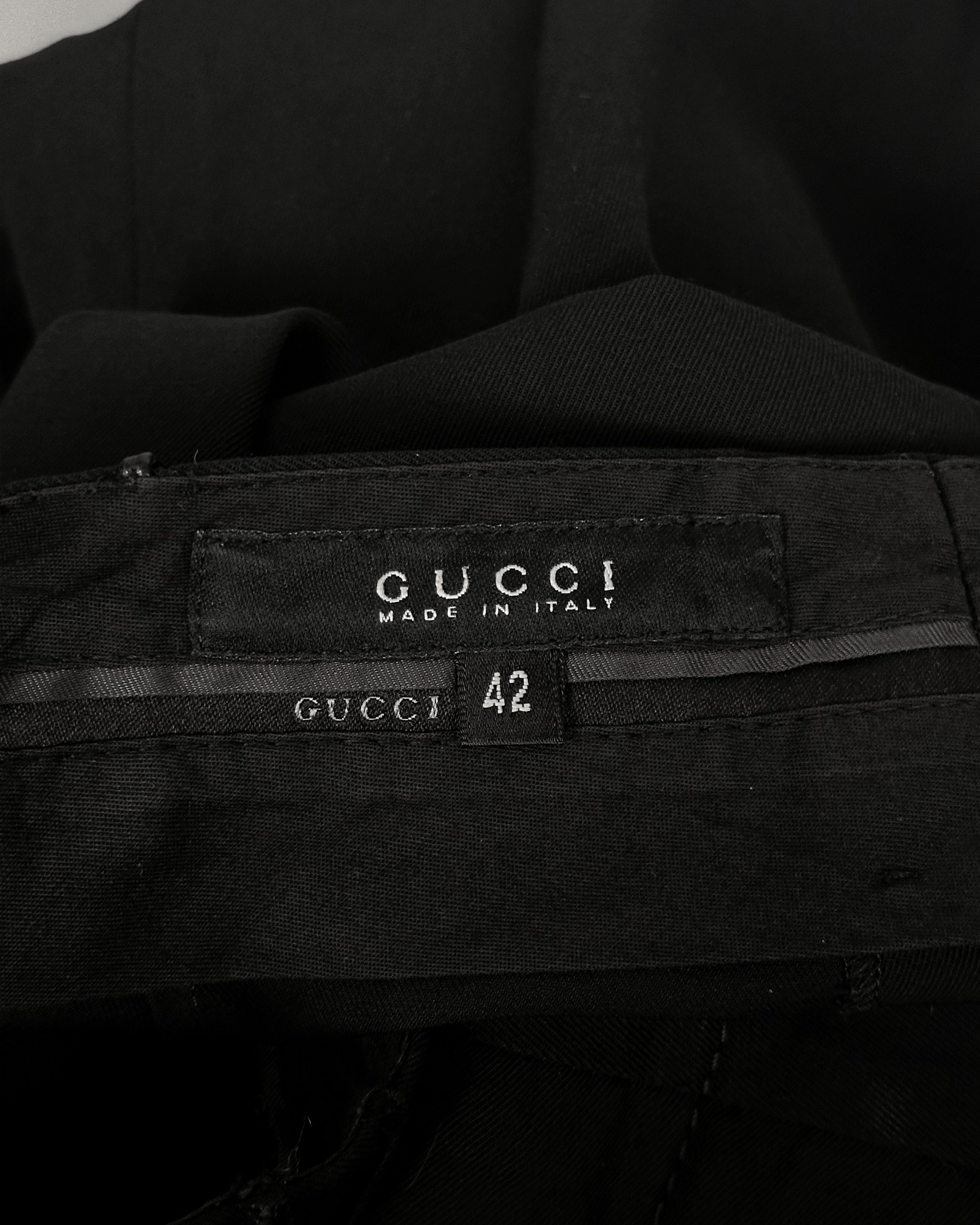 Gucci Gucci By Tom Ford Zipper Straight Trousers Size US 29 - 9 Thumbnail