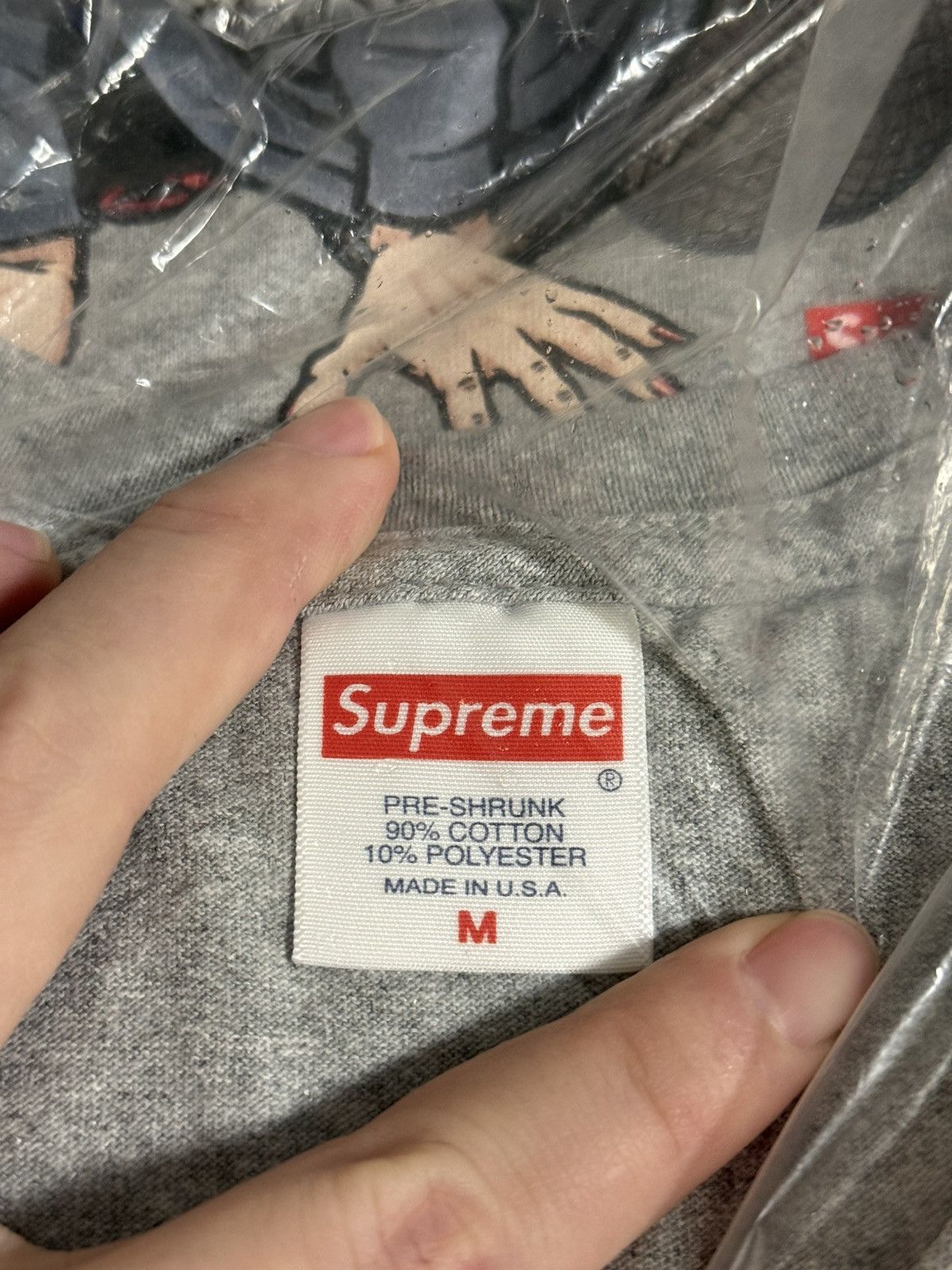 Supreme Supreme nuns tee T-shirt heather grey Size US M / EU 48-50 / 2 - 2 Thumbnail