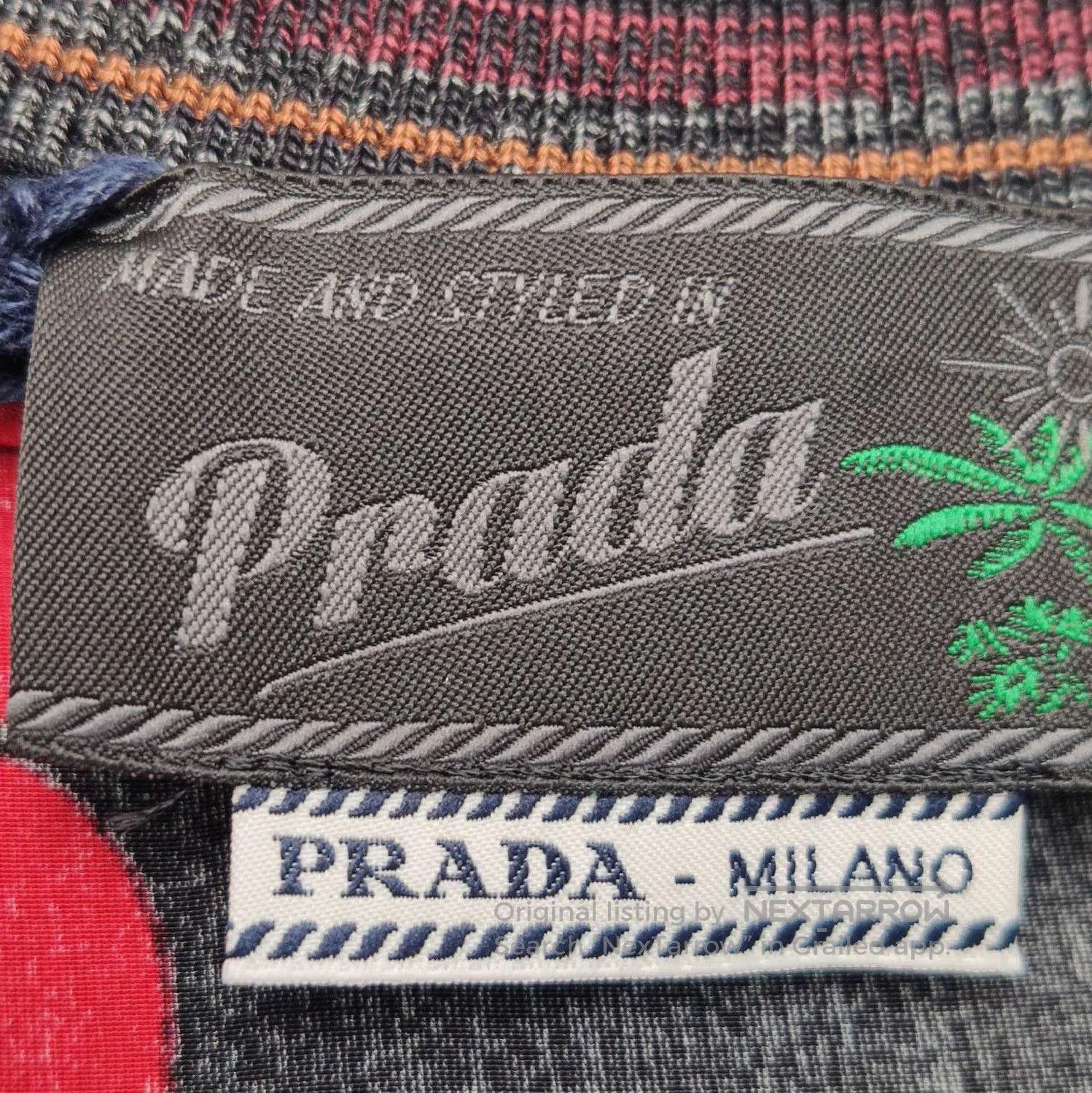 Prada Prada Color Block Cotton T. Size L / US 10 / IT 46 - 5 Thumbnail