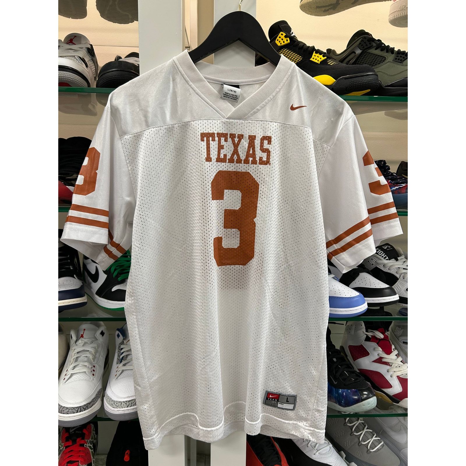 Nike × Vintage Nike Texas Longhorns football MESH jersey #3 LARGE L B15 Size US L / EU 52-54 / 3 - 1 Thumbnail