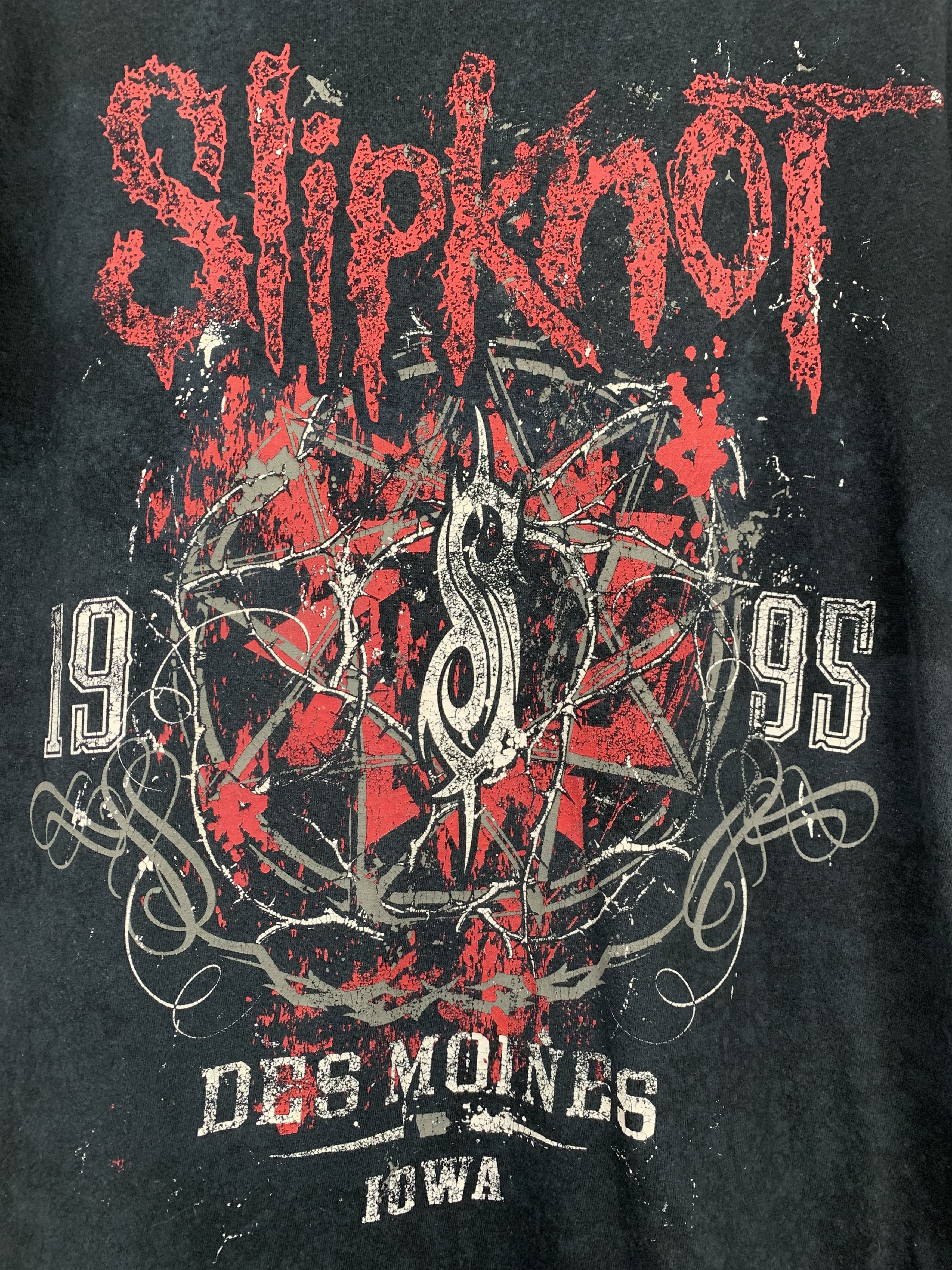 Band Tees × Slipknot × Vintage Vintage Y2k Slipknot Band Tee TA0193 Size US M / EU 48-50 / 2 - 5 Thumbnail