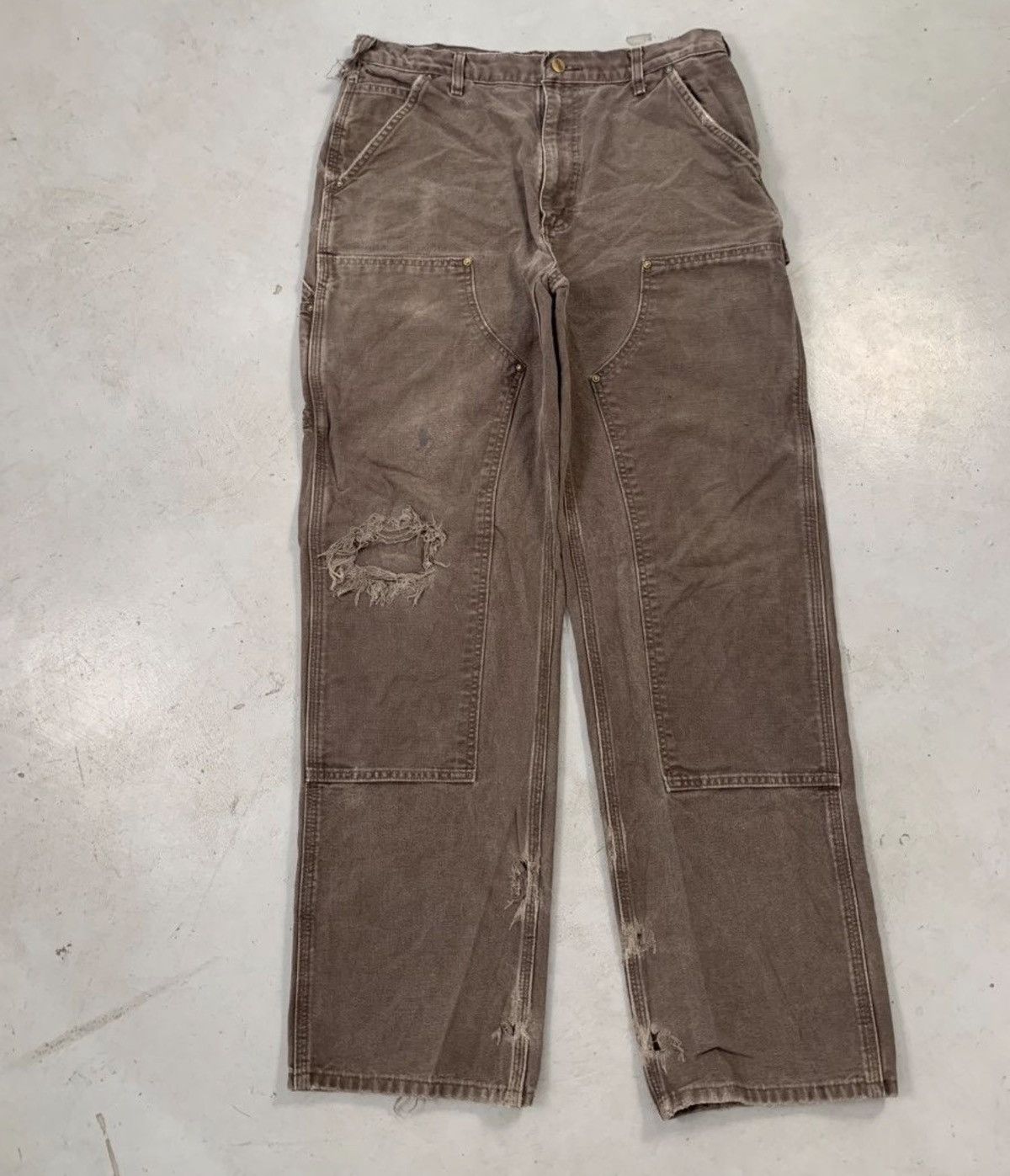 Carhartt Vintage carhartt double knee denim Size US 34 / EU 50 - 1 Thumbnail