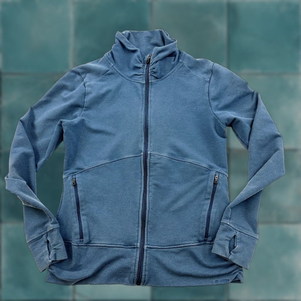 Patagonia Patagonia Jacket Womens Size Medium Blue Swell Belle Full Zip Thumbholes Size M / US 6-8 / IT 42-44 - 1 Thumbnail