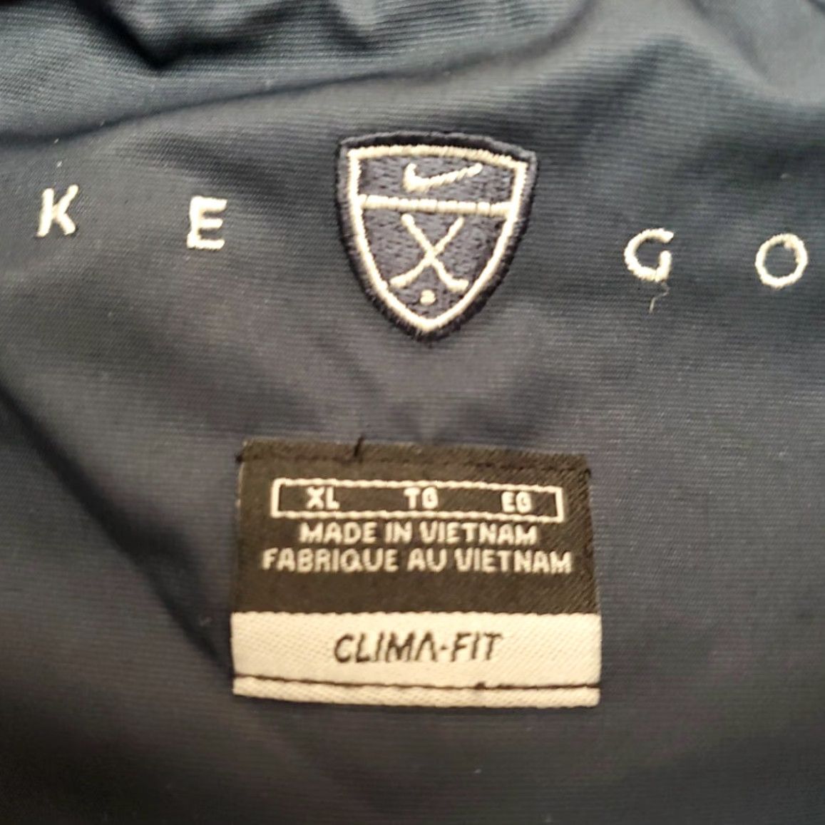 Nike Nike Jacket Mens XL Blue Wind Pullover Clima Fit V Neck Golf Phantom Hills Size US XL / EU 56 / 4 - 3 Thumbnail