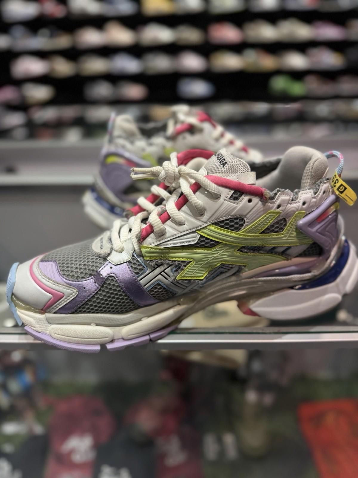 Balenciaga Balenciaga Runner Multicolor Mesh Sneakers $1150 47EU/14US Size US 14 / EU 47 - 6 Thumbnail