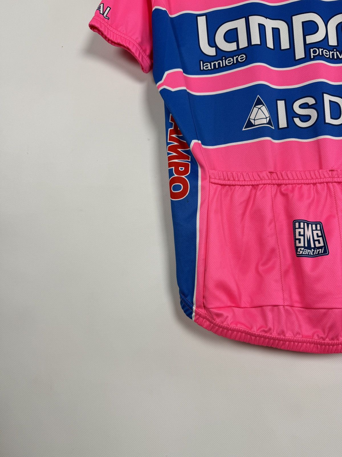 Rapha SMS Santini Cycling Jersey Lampre ISD Italy Bike Shirt Sz M Size US M / EU 48-50 / 2 - 12 Thumbnail