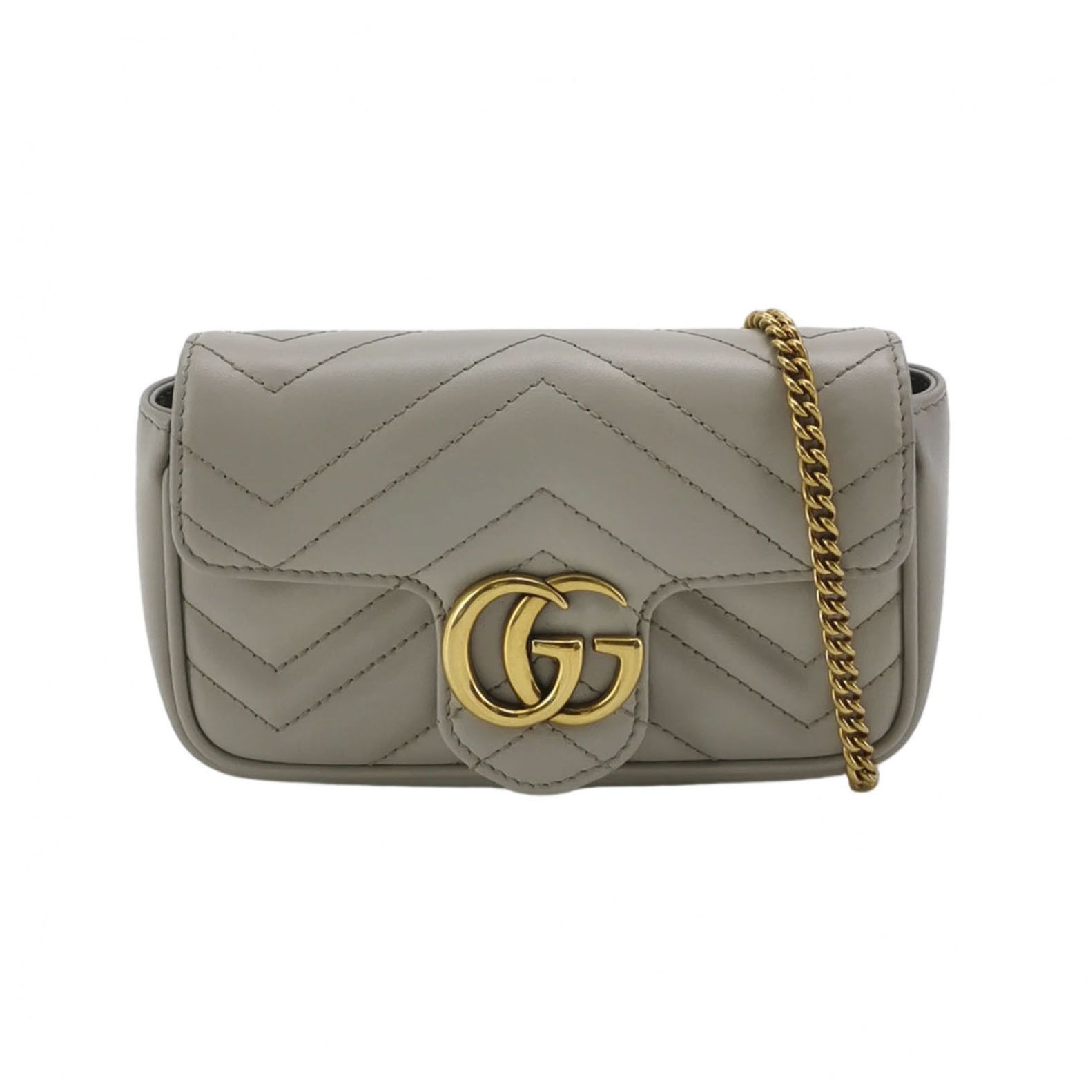 Gucci Gucci Marmont V-Quilted Leather Shoulder Bag Size OS Size ONE SIZE - 1 Thumbnail