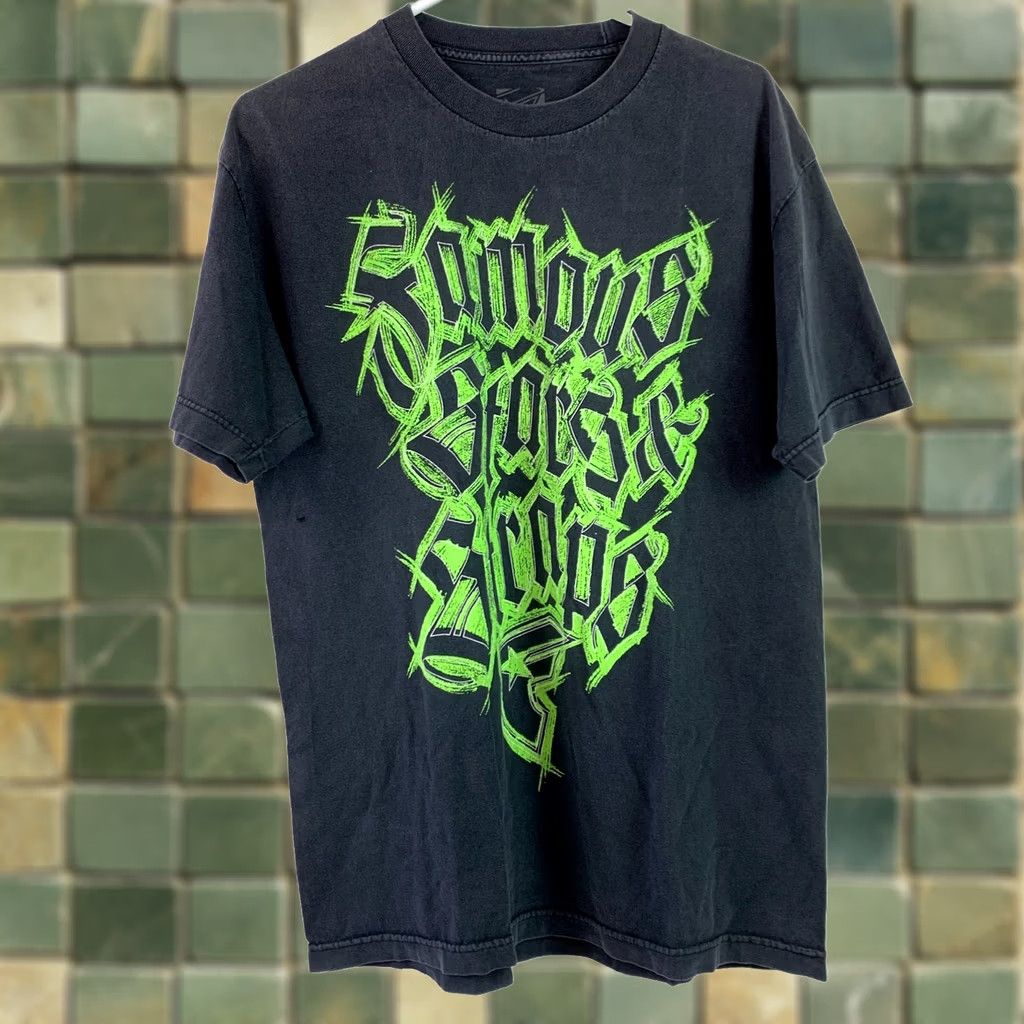 Vintage Famous Stars & Straps Killer Distribution Black Green Tee T-Shirt L Unisex Adults Size US L / EU 52-54 / 3 - 1 Thumbnail