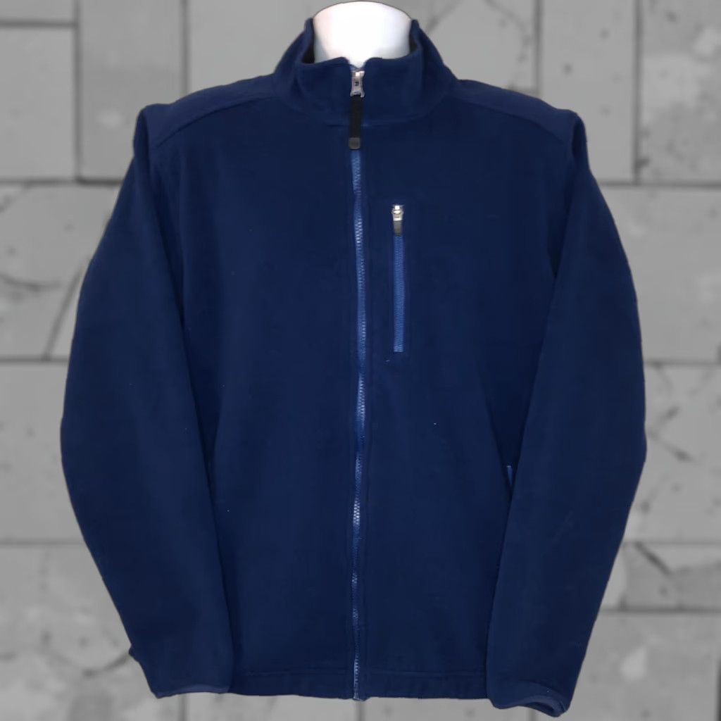 Vintage L.L. Bean Fleece Jacket Blue Casual Zip Mens Medium Size US M / EU 48-50 / 2 - 1 Thumbnail