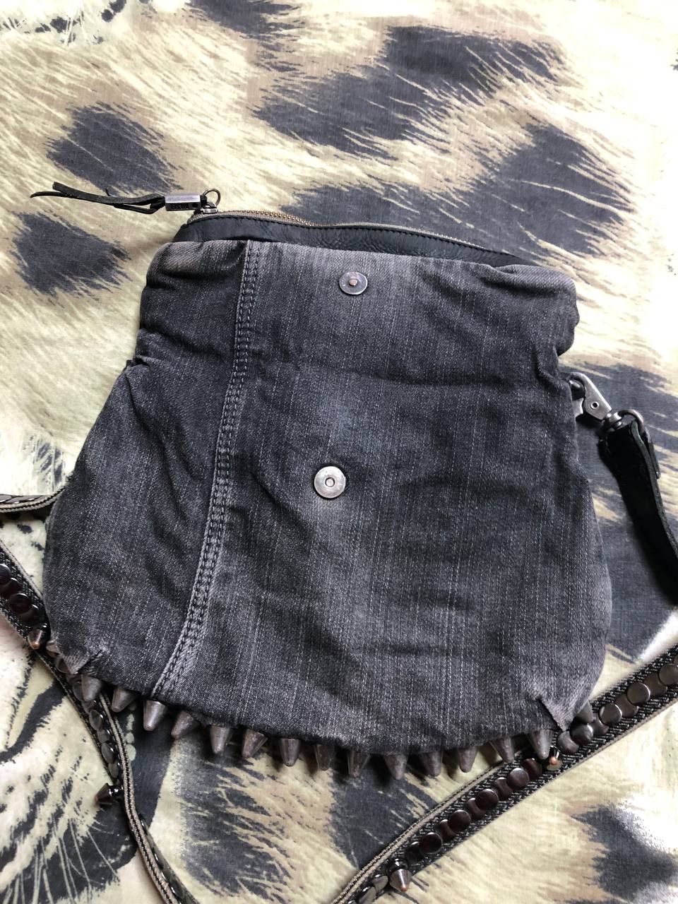 Diesel Vintage DIESEL studded shoulder bag Size ONE SIZE - 13 Thumbnail