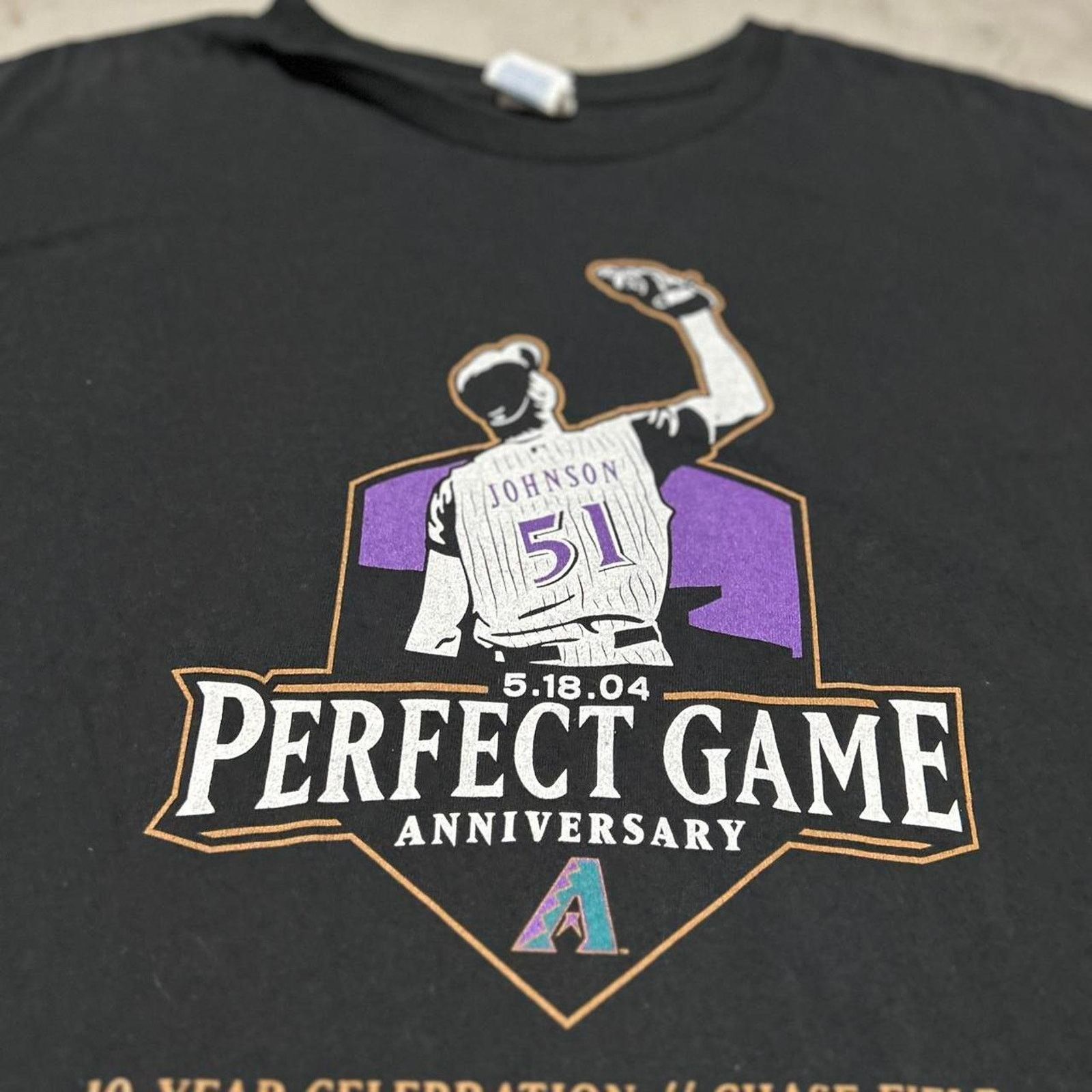 Other **2004 Arizona Diamondbacks Randy Johnson Perfect Game Size US XL / EU 56 / 4 - 2 Thumbnail