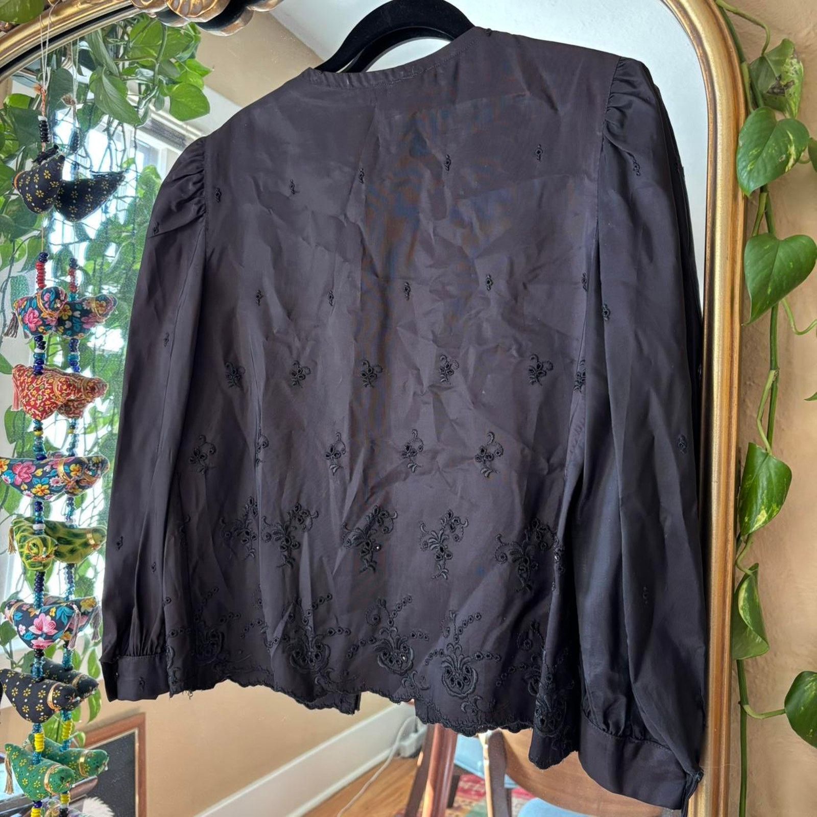 Vintage Vintage Neusteters 1980s Victorian Goth Open Jacket 8 Size M / US 6-8 / IT 42-44 - 7 Thumbnail