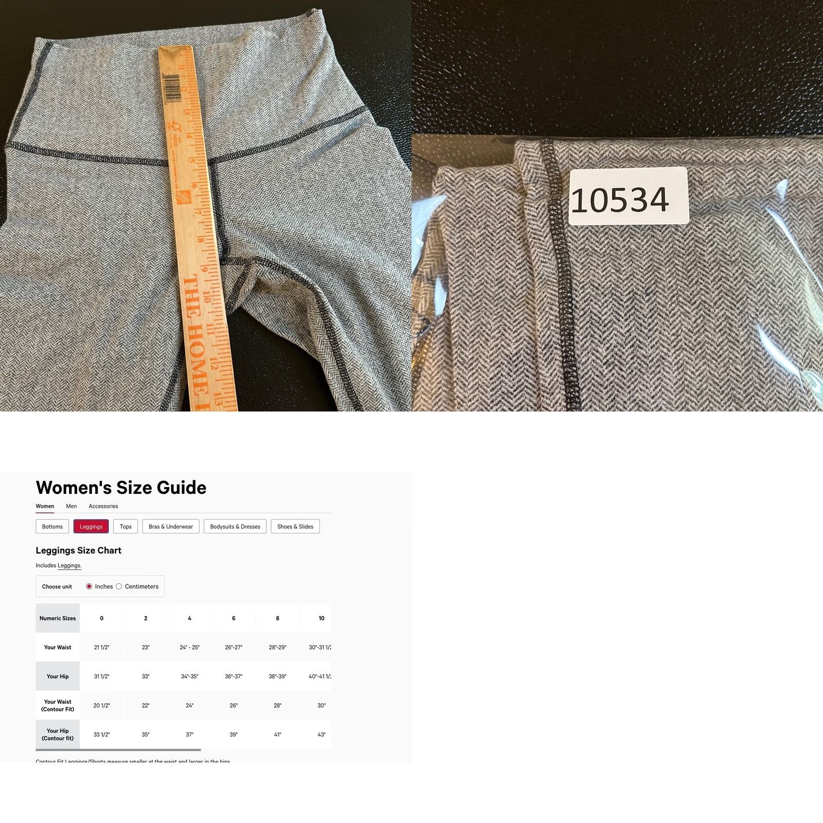 Lululemon Lululemon Wunder Under Leggings Womens Size 4 Gray Herringbone High Rise Yoga Activewear Slim Waist 24in Inseam 29in Size 27" / US 4 / IT 40 - 8 Thumbnail