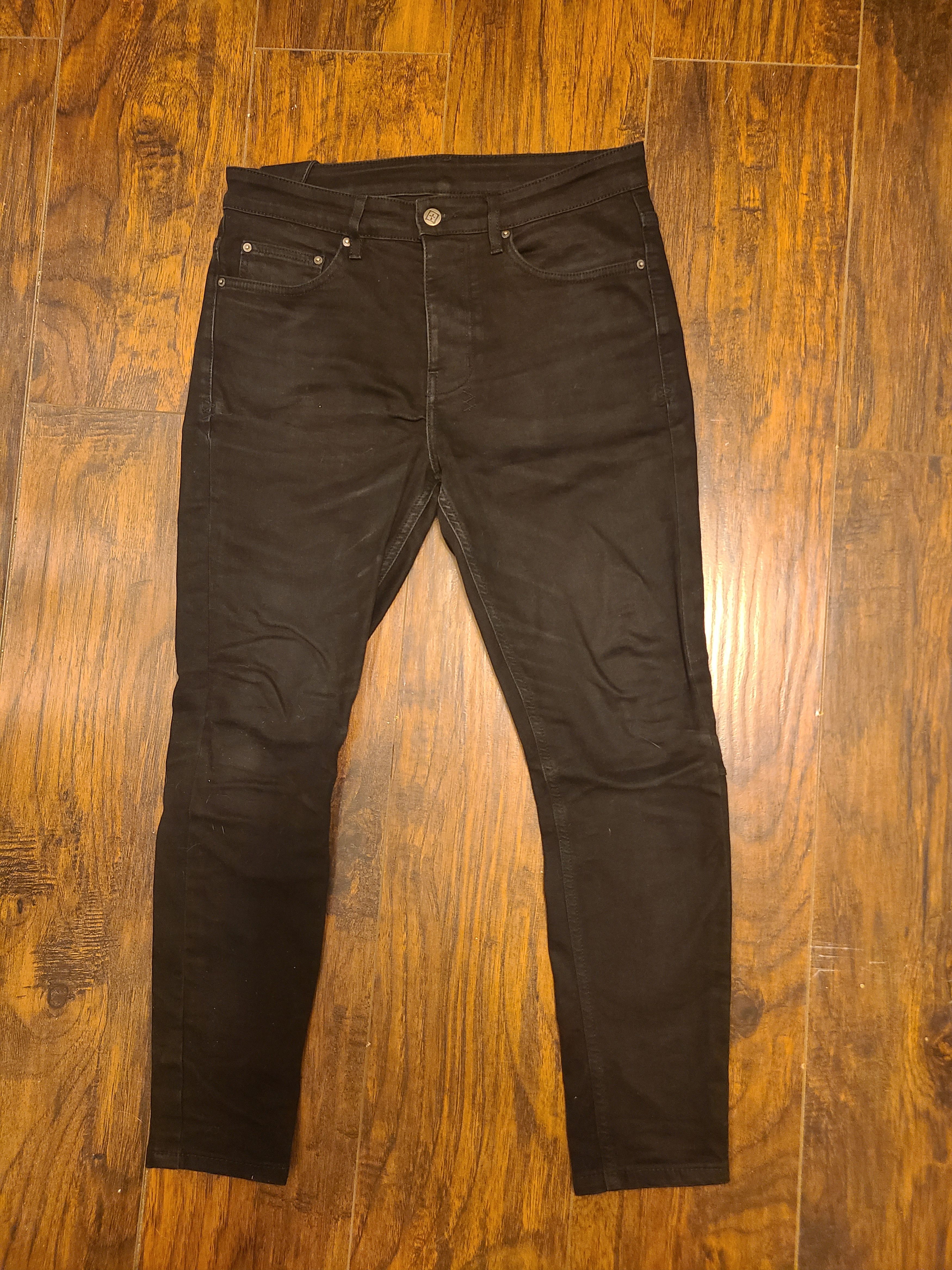 image of Ksubi Slim Chitch Jeans Size 31 Black, Men's