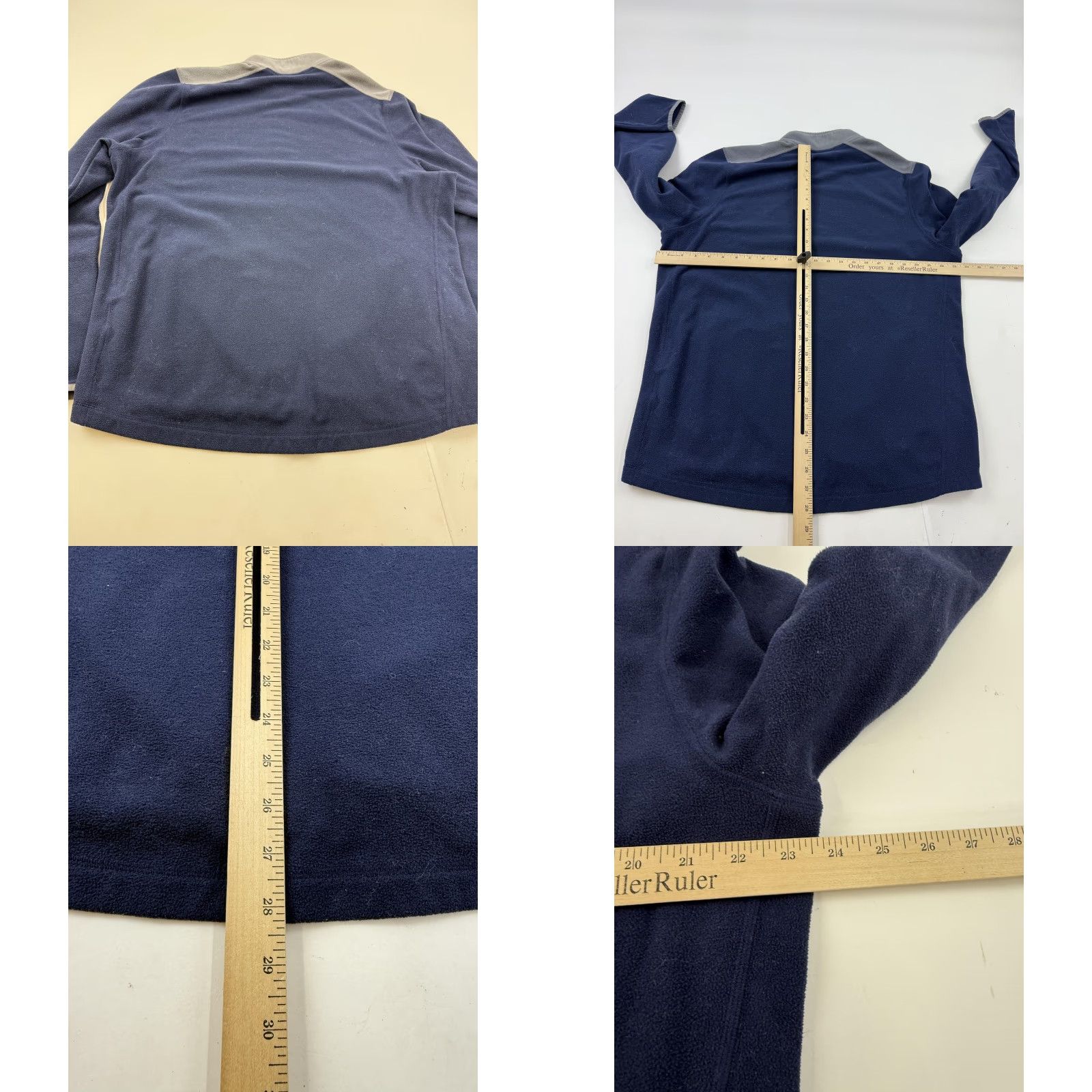 Under Armour Under Armour Sweatshirt Mens Large Blue 1/4 Zip ColdGear Pullover Mock Neck Sportswear Warmth Thermal Pullover Hoodie Zip Neck Mens Size US L / EU 52-54 / 3 - 8 Thumbnail