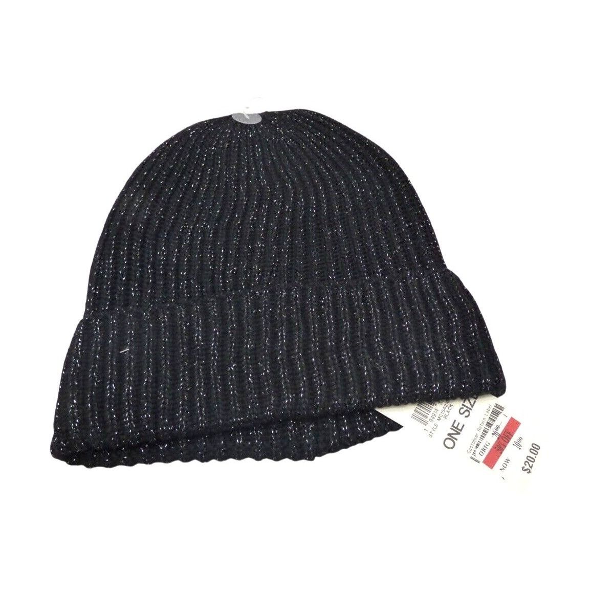 Other Style & Co Women's Solid Shine Cuff Beanie, Black Size ONE SIZE - 4 Thumbnail