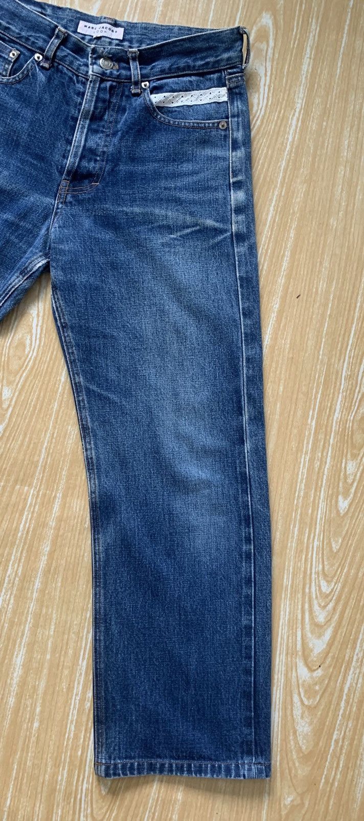 Vintage Marc Jacobs Look Selvedge Denim Pants Size US 27 - 10 Thumbnail
