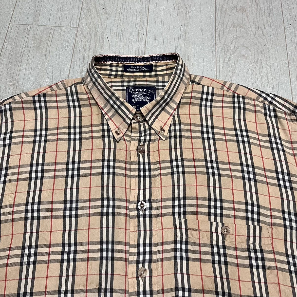 Burberry Vintage Burberry Prosum nova check longshirt Size US L / EU 52-54 / 3 - 2 Thumbnail