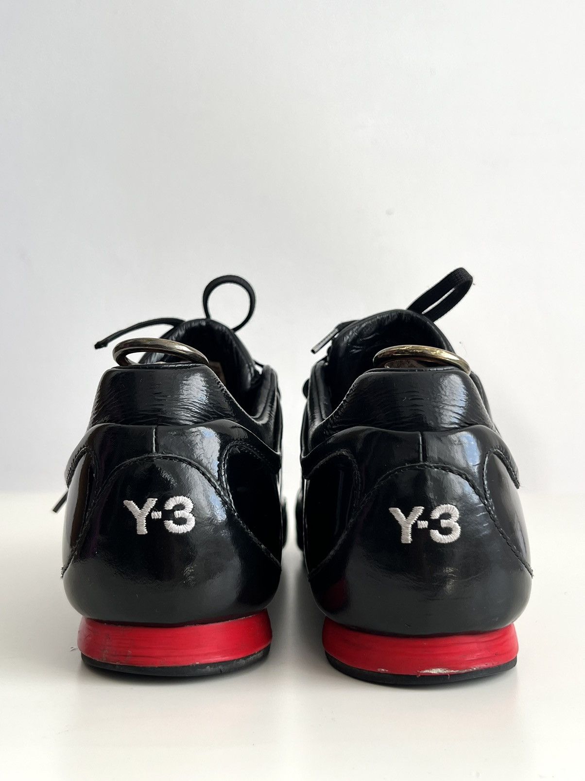 Y-3 🔥F/W08 Y-3 Yohji Yamamoto x Adidas Boxing Patent Sneakers Size US 10.5 / EU 43-44 - 17 Thumbnail
