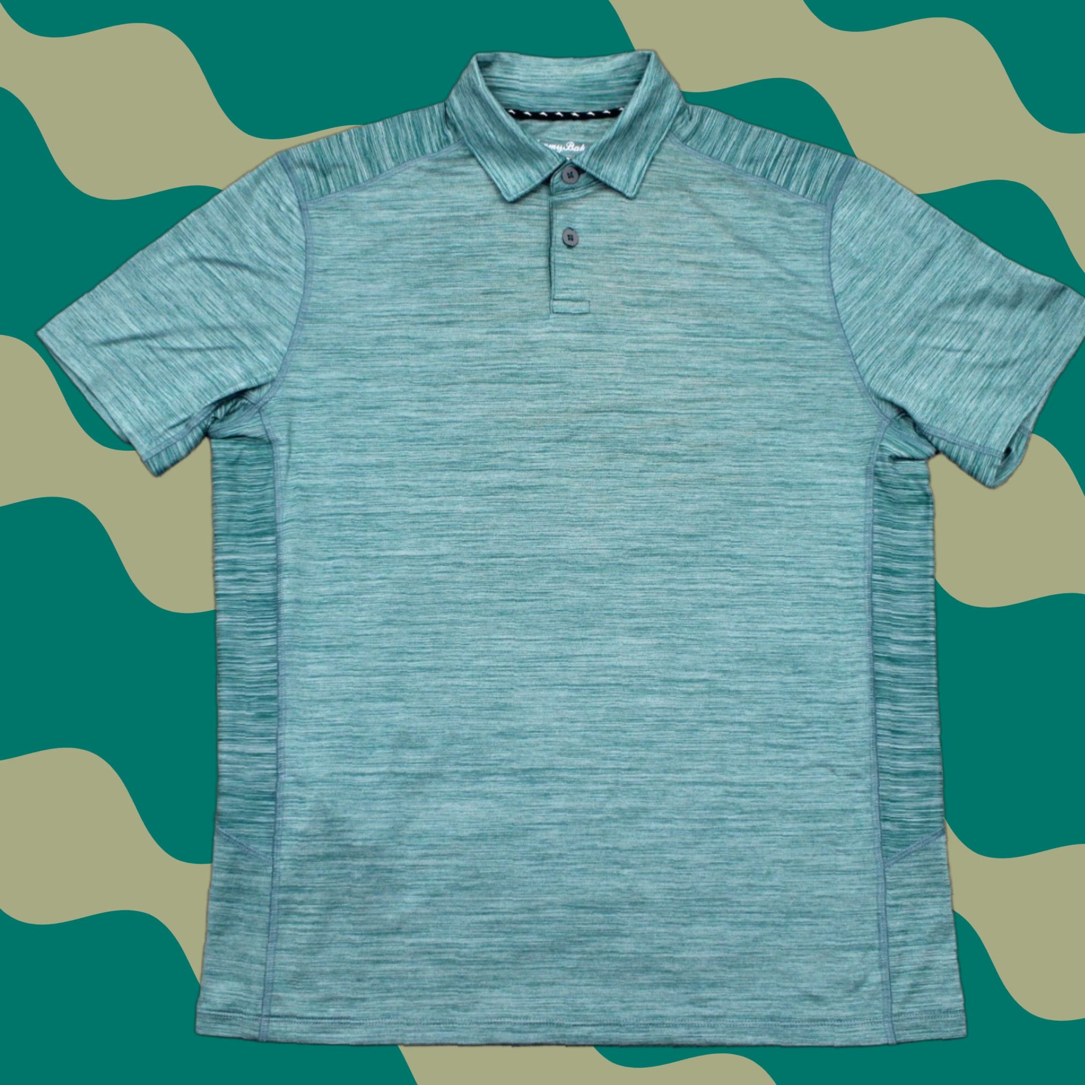 Tommy Bahama Tommy Bahama IslandZone Polo Shirt Men S Blue Short Sleeve Polo Shirt Regular Fit Stretch 90s Pattern Size US S / EU 44-46 / 1 - 1 Thumbnail